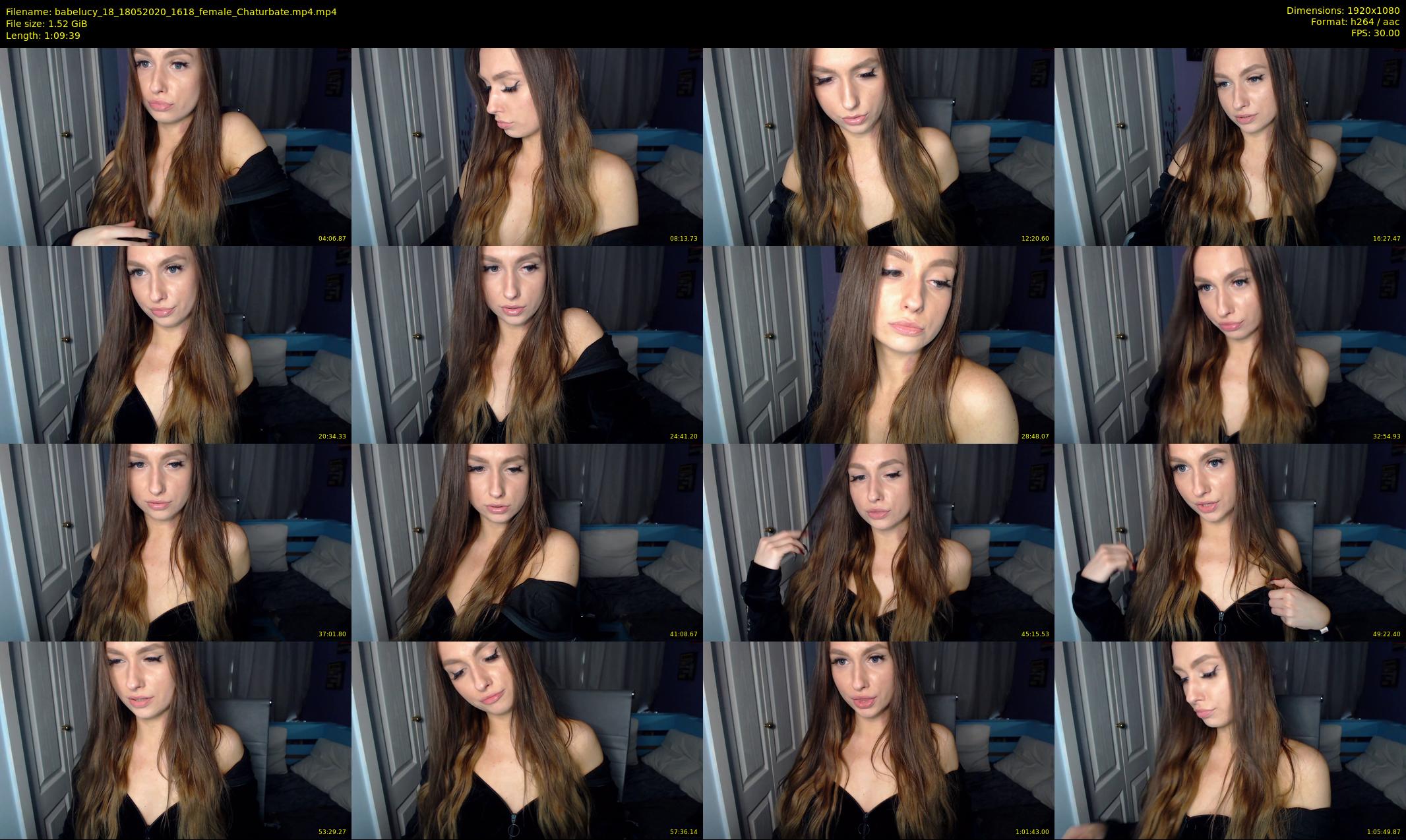 babelucy_18 — 70 minute Chaturbate female cam show recording, 1080p, May 18, 2020