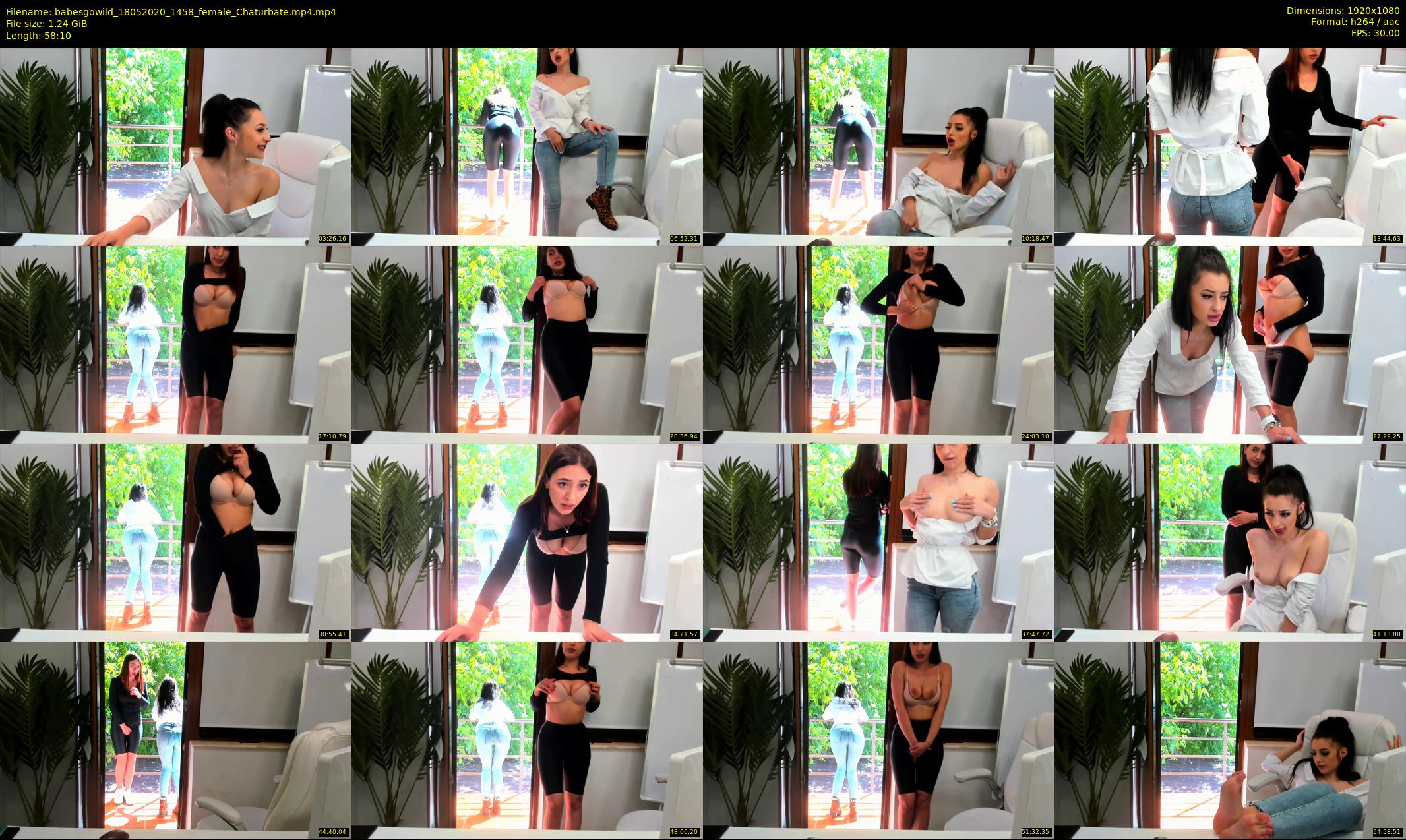 babesgowild — 59 minute Chaturbate couple cam show recording, 1080p, May 18, 2020