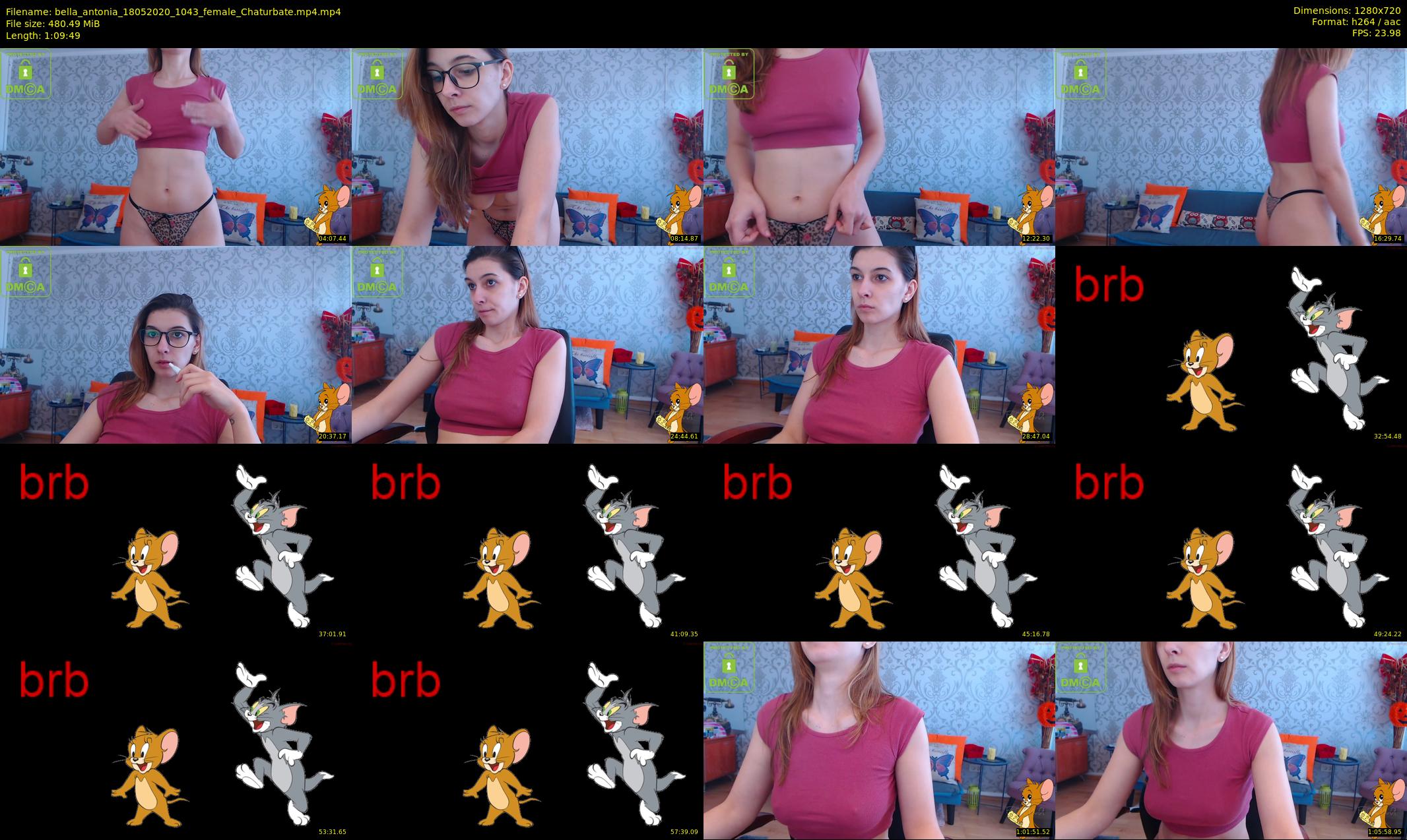 bella_antonia — 70 minute Chaturbate female cam show recording, 720p, May 18, 2020