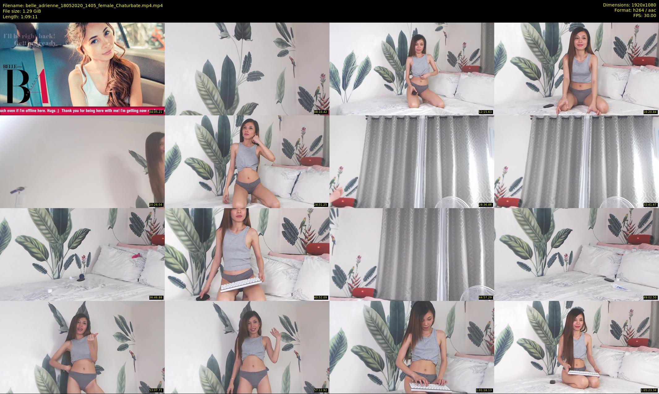 belle_adrienne — 70 minute Chaturbate couple cam show recording, 1080p, May 18, 2020