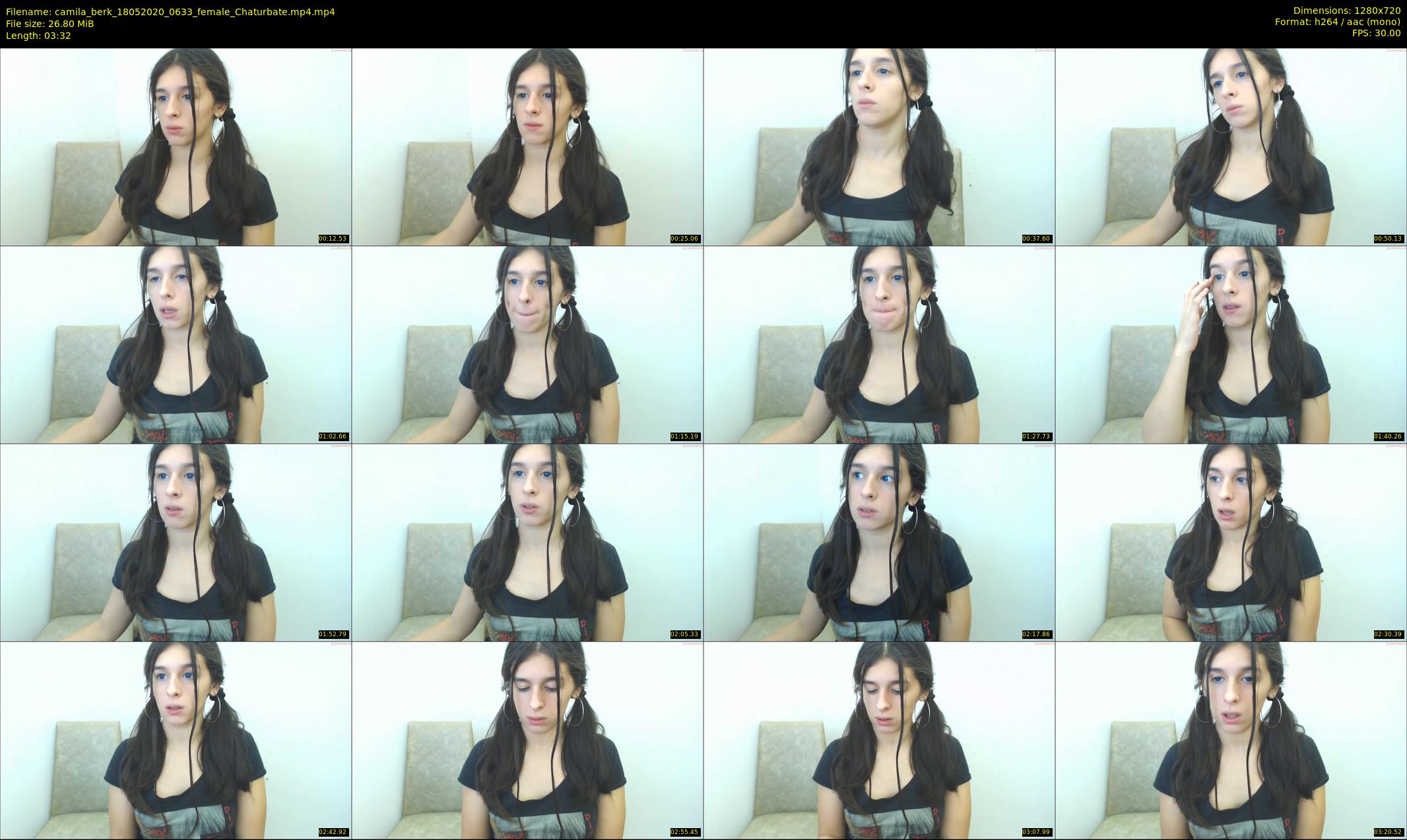 camila_berk — 4 minute Chaturbate female cam show recording, 720p, May 18, 2020