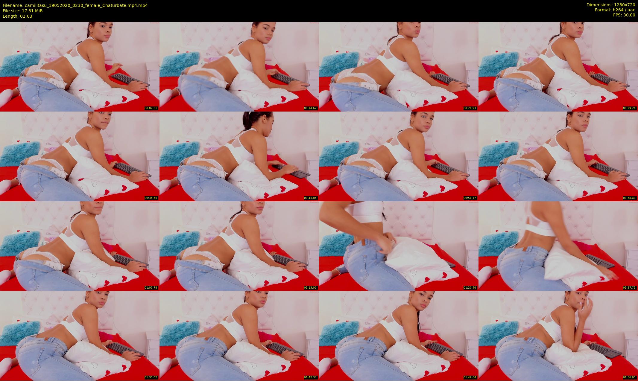 camilitasu — 3 minute Chaturbate female cam show recording, 720p, May 19, 2020