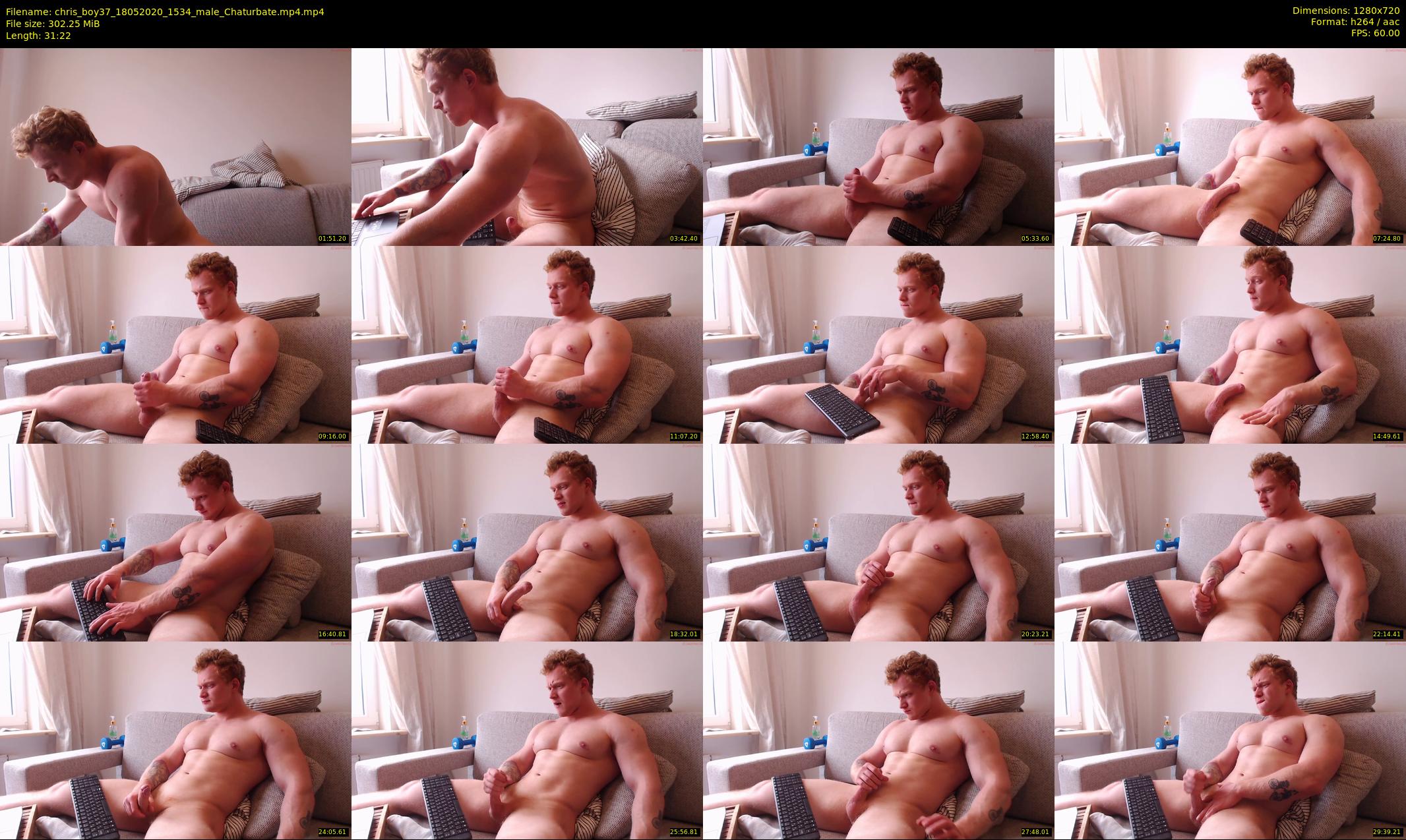 chris_boy37 — 32 minute Chaturbate male cam show recording, 720p, May 18, 2020