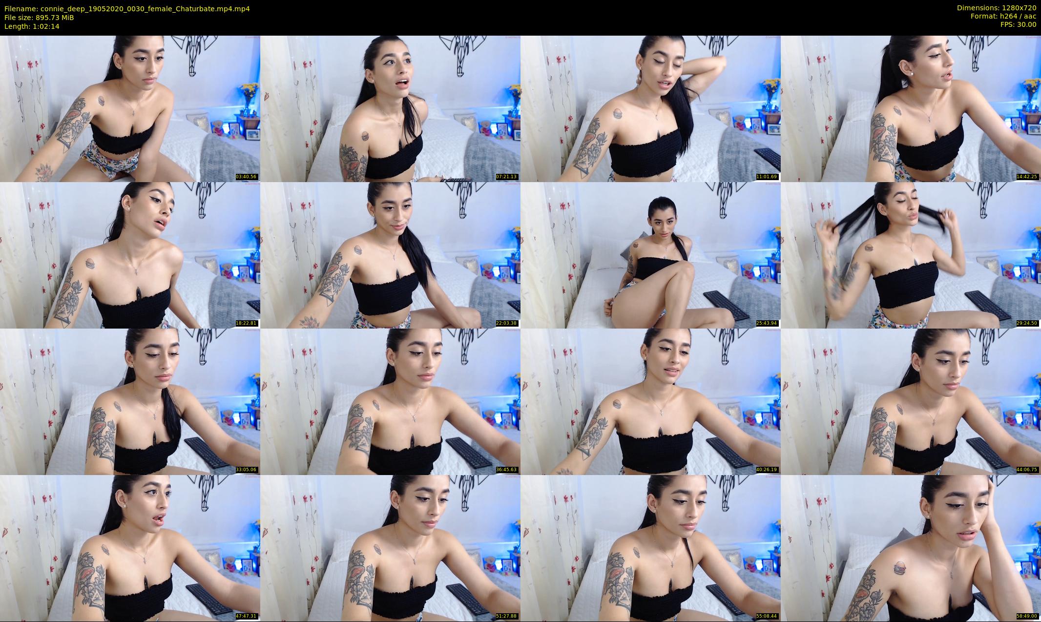 connie_deep — 63 minute Chaturbate female cam show recording, 720p, May 19, 2020