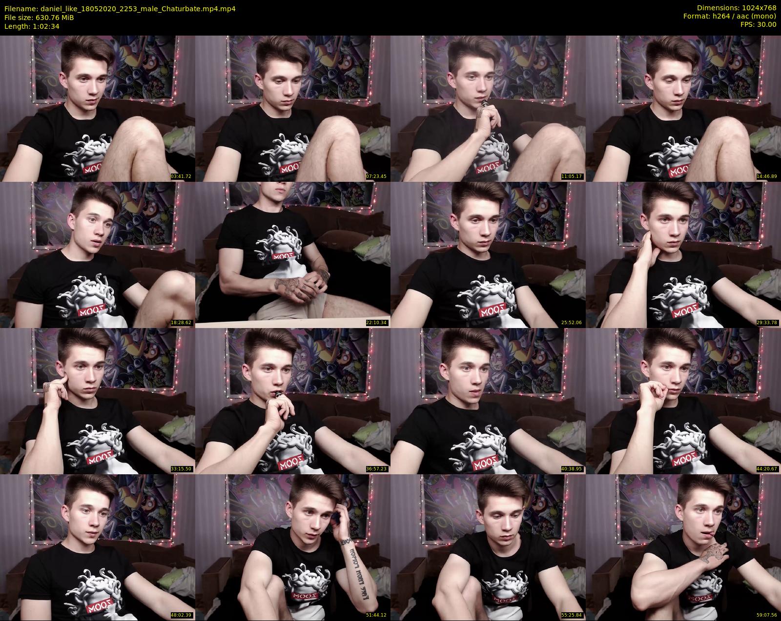 daniel_like — 63 minute Chaturbate male cam show recording, 720p, May 18, 2020