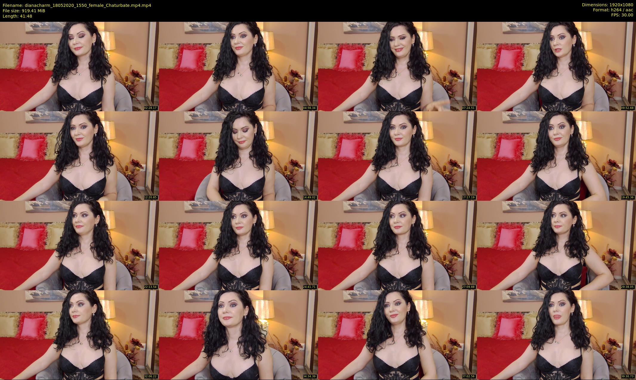 dianacharm — 42 minute Chaturbate female cam show recording, 1080p, May 18, 2020