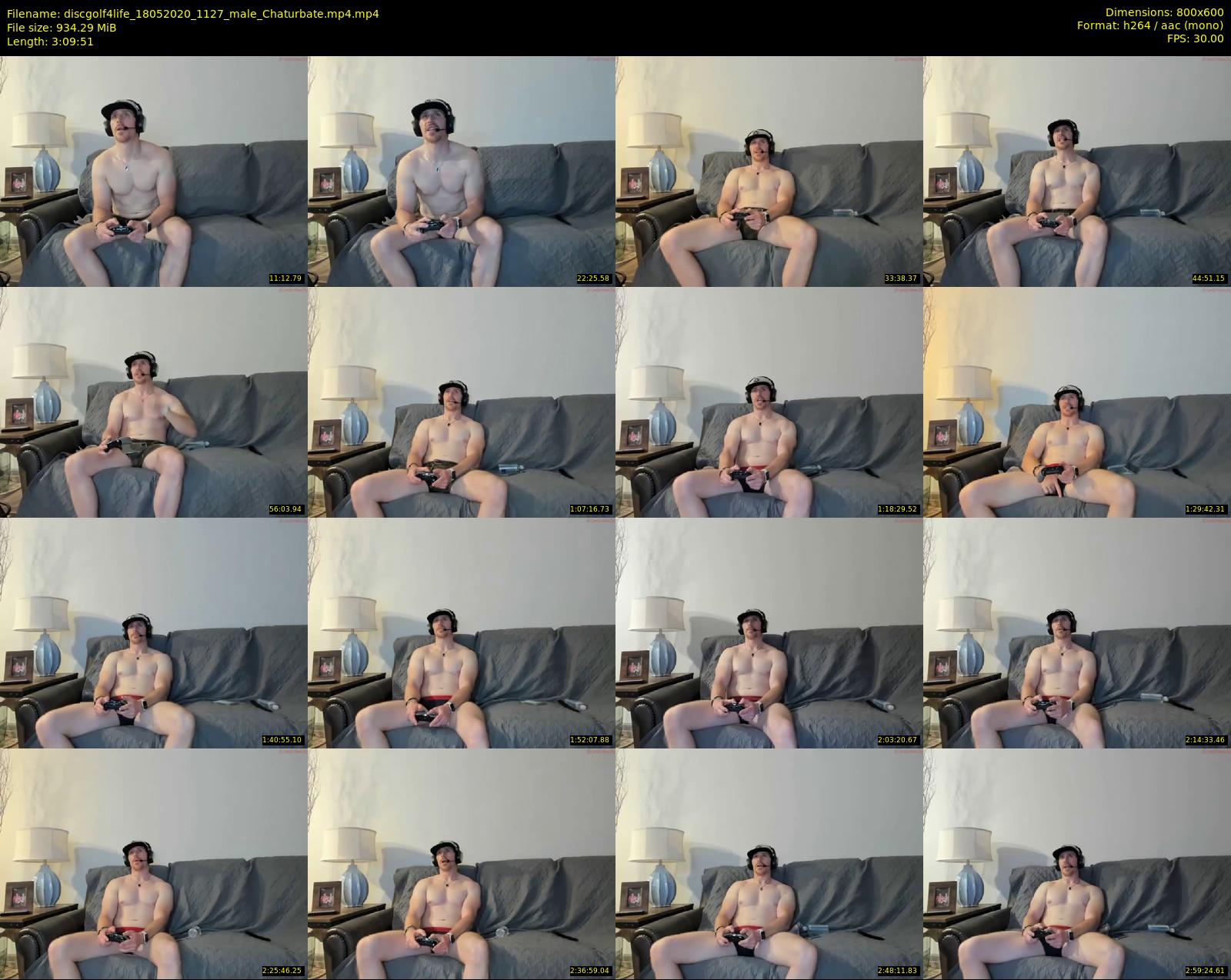 discgolf4life — 190 minute Chaturbate male cam show recording, 480p, May 18, 2020