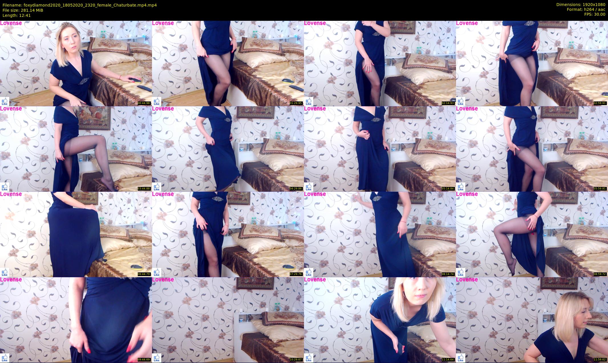 foxydiamond2020 — 13 minute Chaturbate female cam show recording, 1080p, May 18, 2020