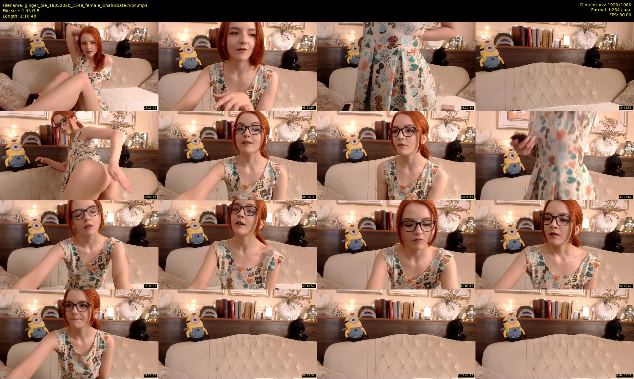 ginger_pie — 71 minute Chaturbate female cam show recording, 1080p, May 18, 2020