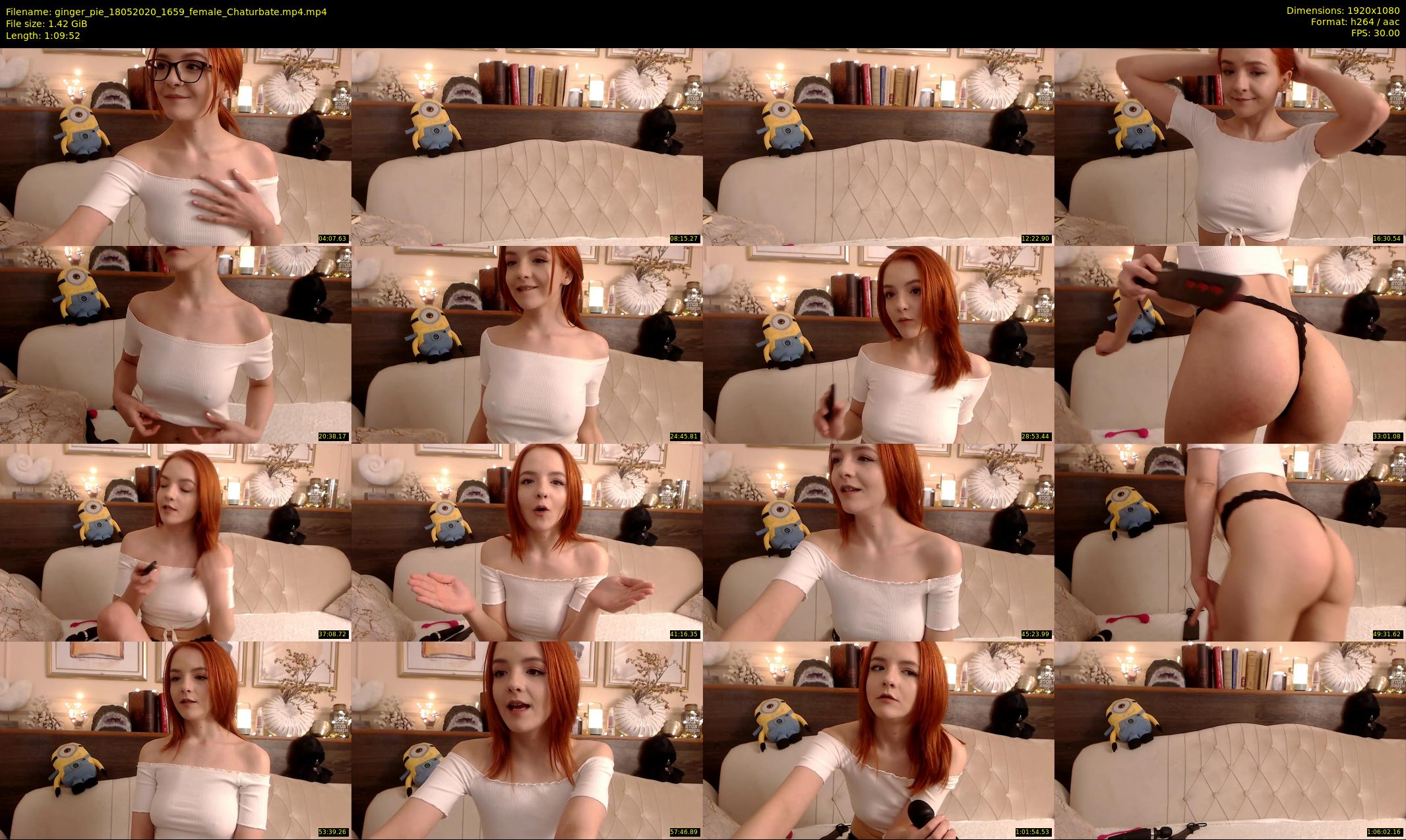 ginger_pie — 70 minute Chaturbate female cam show recording, 1080p, May 18, 2020