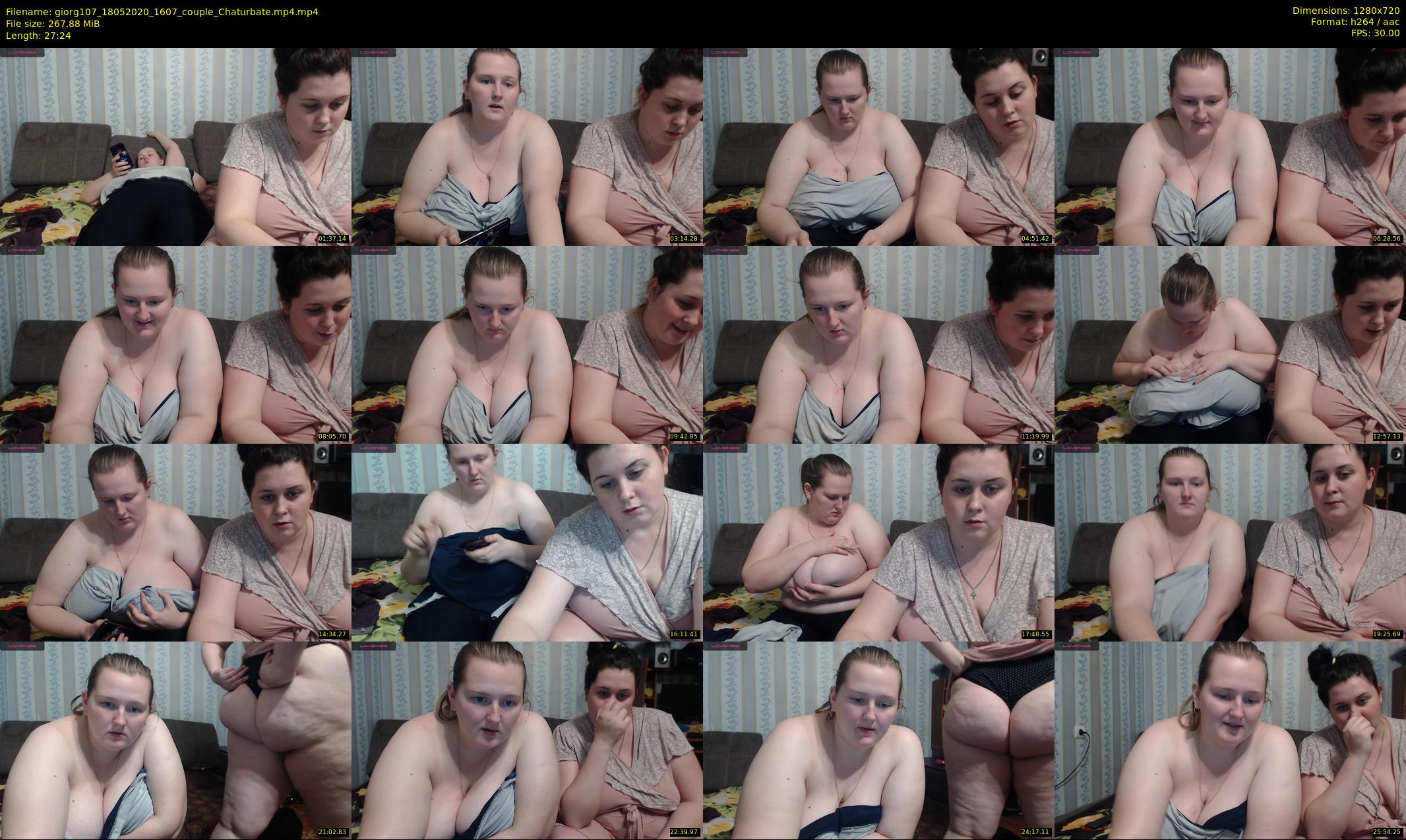 giorg107 — 28 minute Chaturbate couple cam show recording, 720p, May 18, 2020