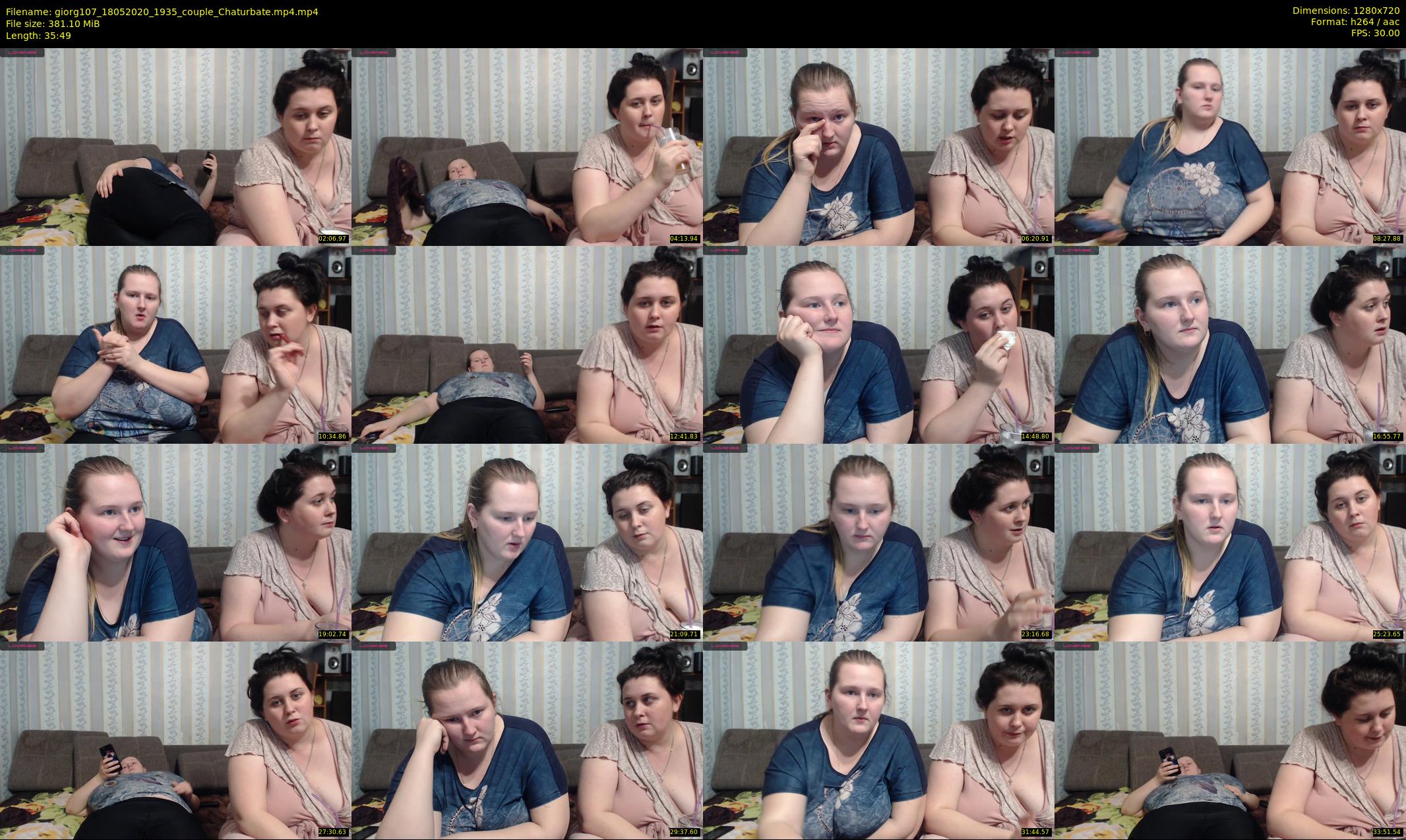 giorg107 — 36 minute Chaturbate couple cam show recording, 720p, May 18, 2020