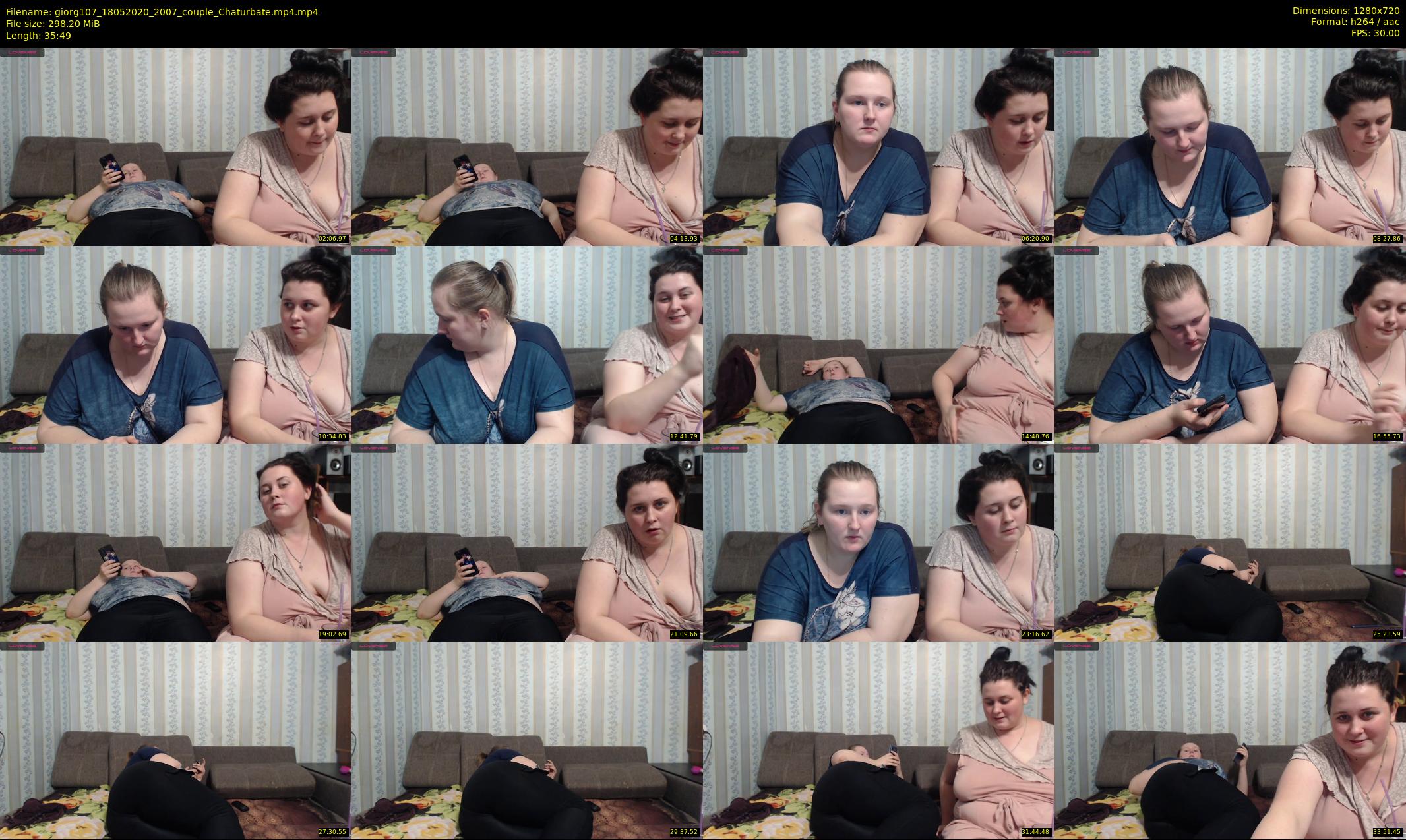 giorg107 — 36 minute Chaturbate couple cam show recording, 720p, May 18, 2020