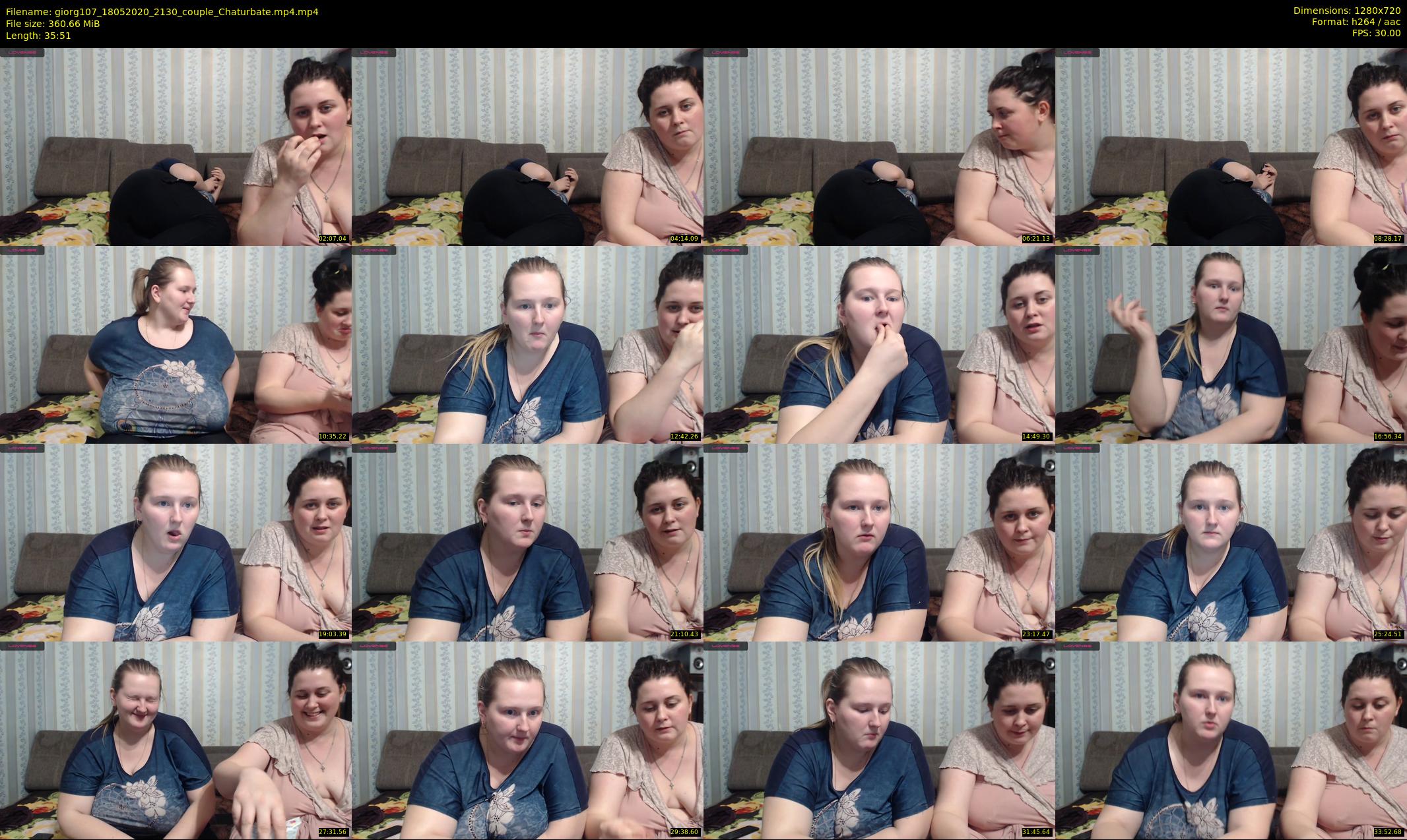 giorg107 — 36 minute Chaturbate couple cam show recording, 720p, May 18, 2020