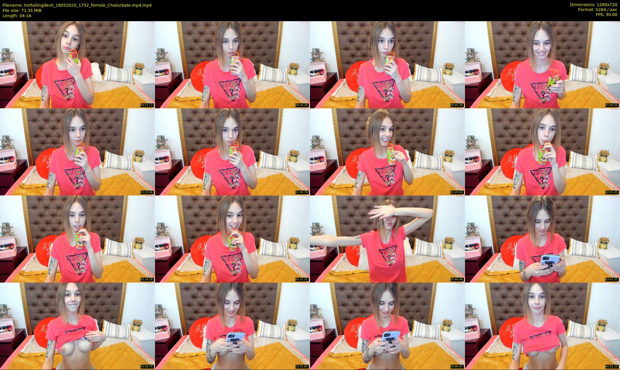 hotfallingdevil — 5 minute Chaturbate female cam show recording, 720p, May 18, 2020