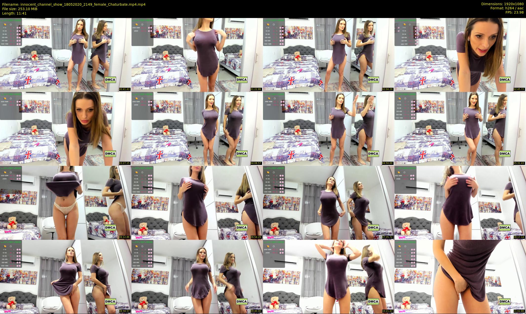 innocent_channel_show — 12 minute Chaturbate female cam show recording, 1080p, May 18, 2020