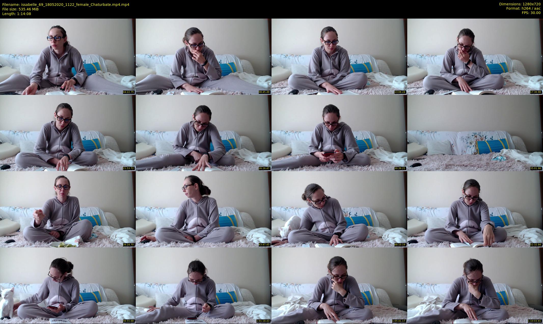 issabelle_69 — 75 minute Chaturbate couple cam show recording, 720p, May 18, 2020