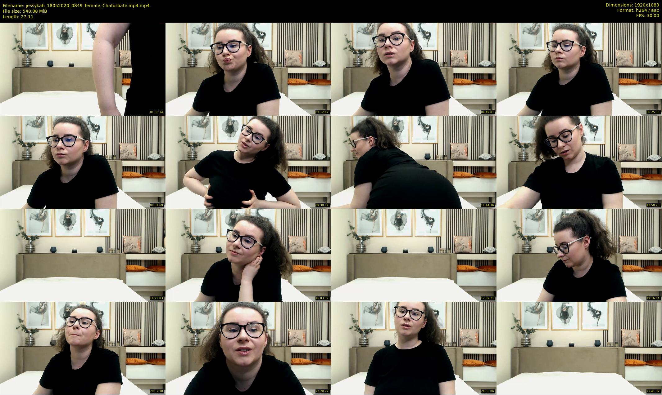 jessykah — 28 minute Chaturbate female cam show recording, 1080p, May 18, 2020