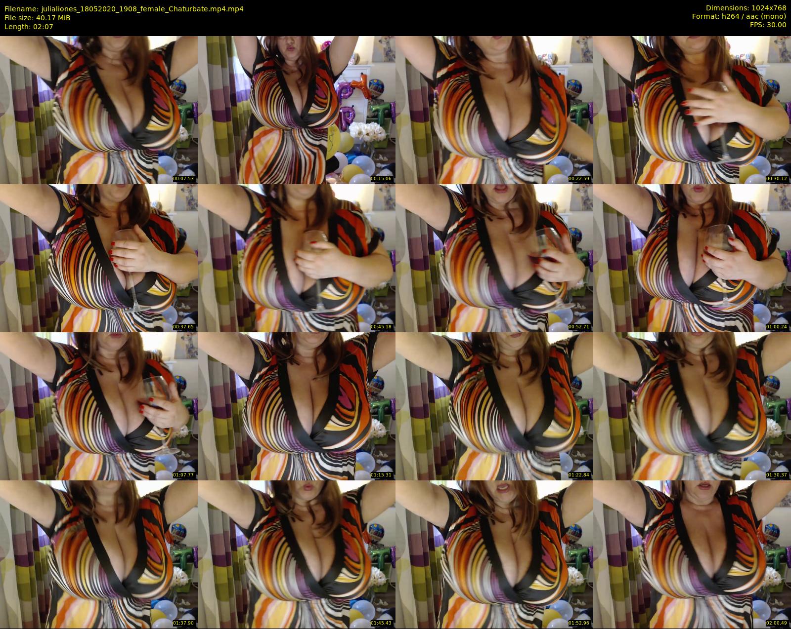 julialiones — 3 minute Chaturbate female cam show recording, 720p, May 18, 2020