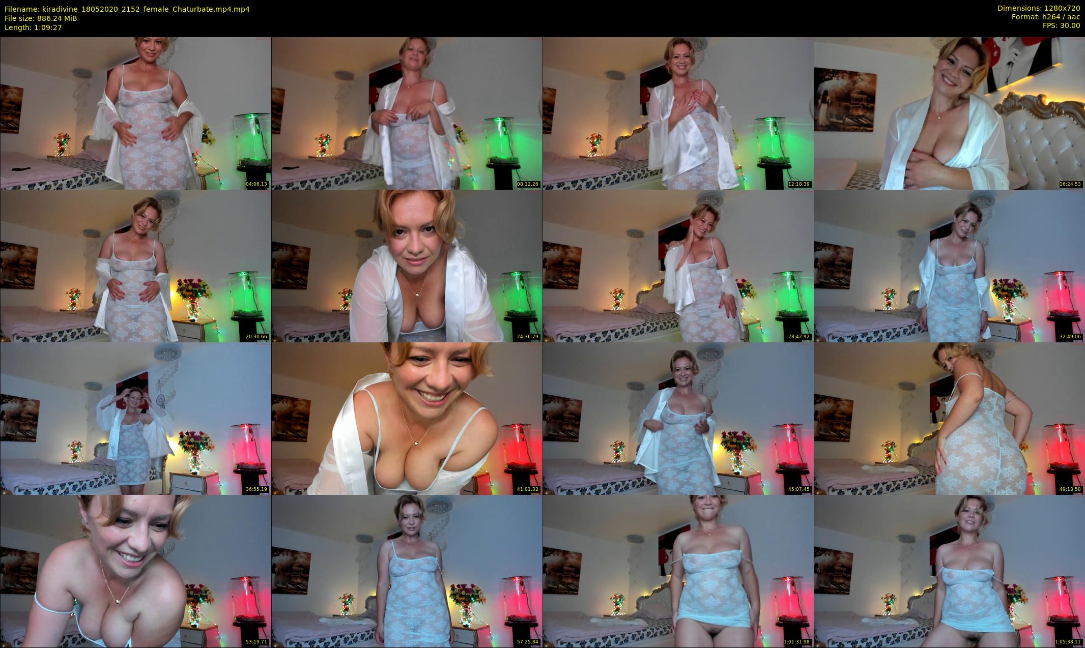 kiradivine — 70 minute Chaturbate female cam show recording, 720p, May 18, 2020