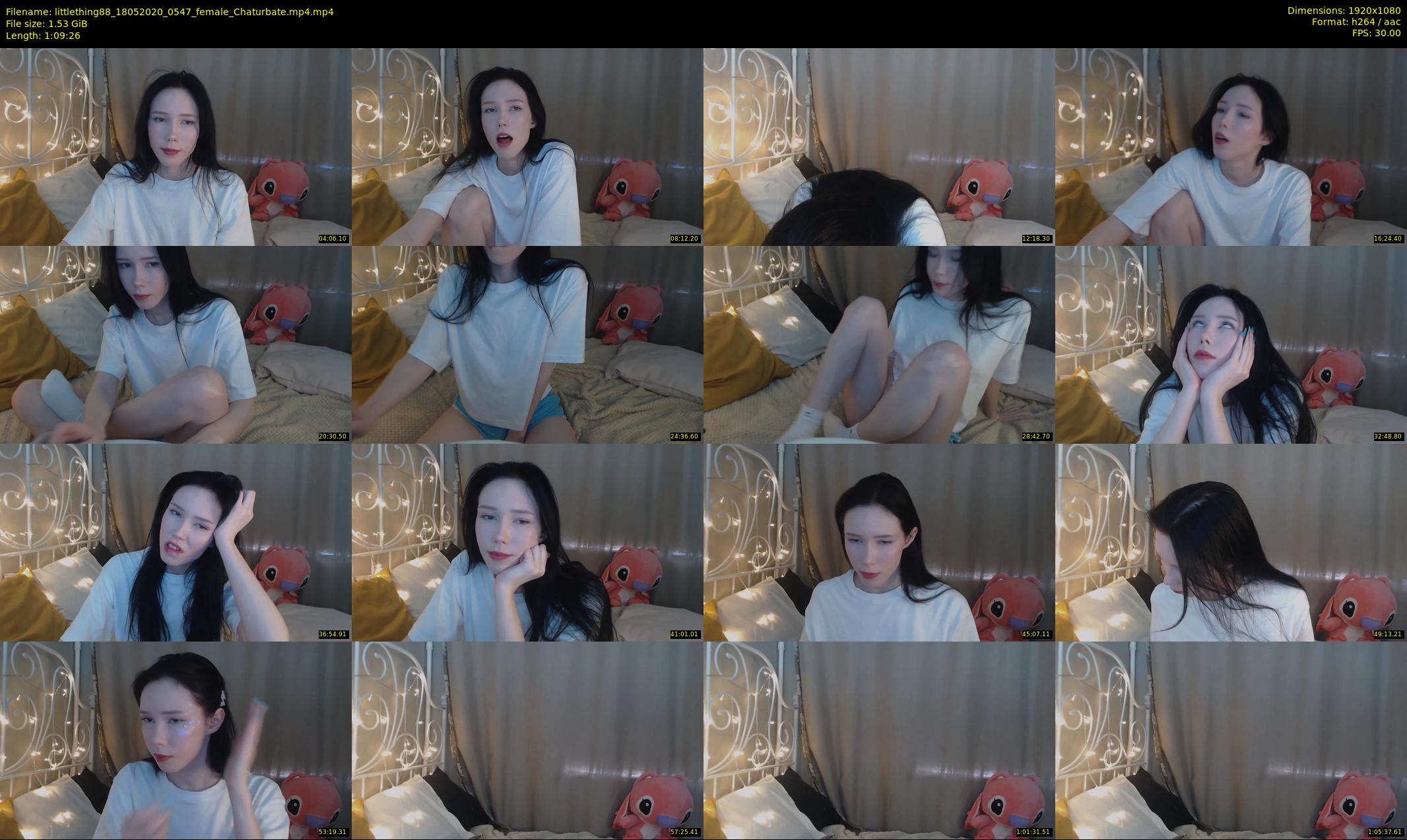 littlething88 — 70 minute Chaturbate female cam show recording, 1080p, May 18, 2020