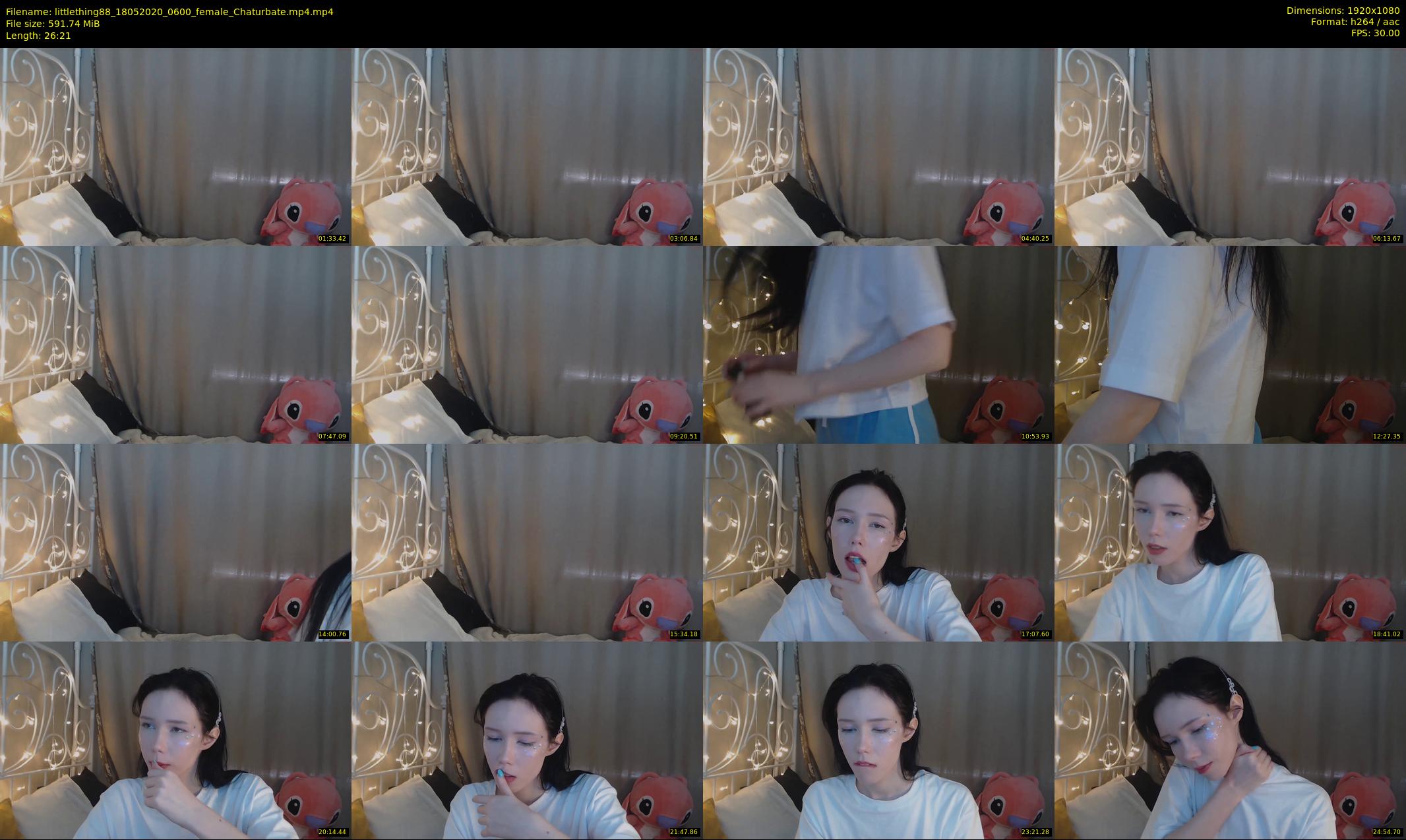 littlething88 — 27 minute Chaturbate female cam show recording, 1080p, May 18, 2020