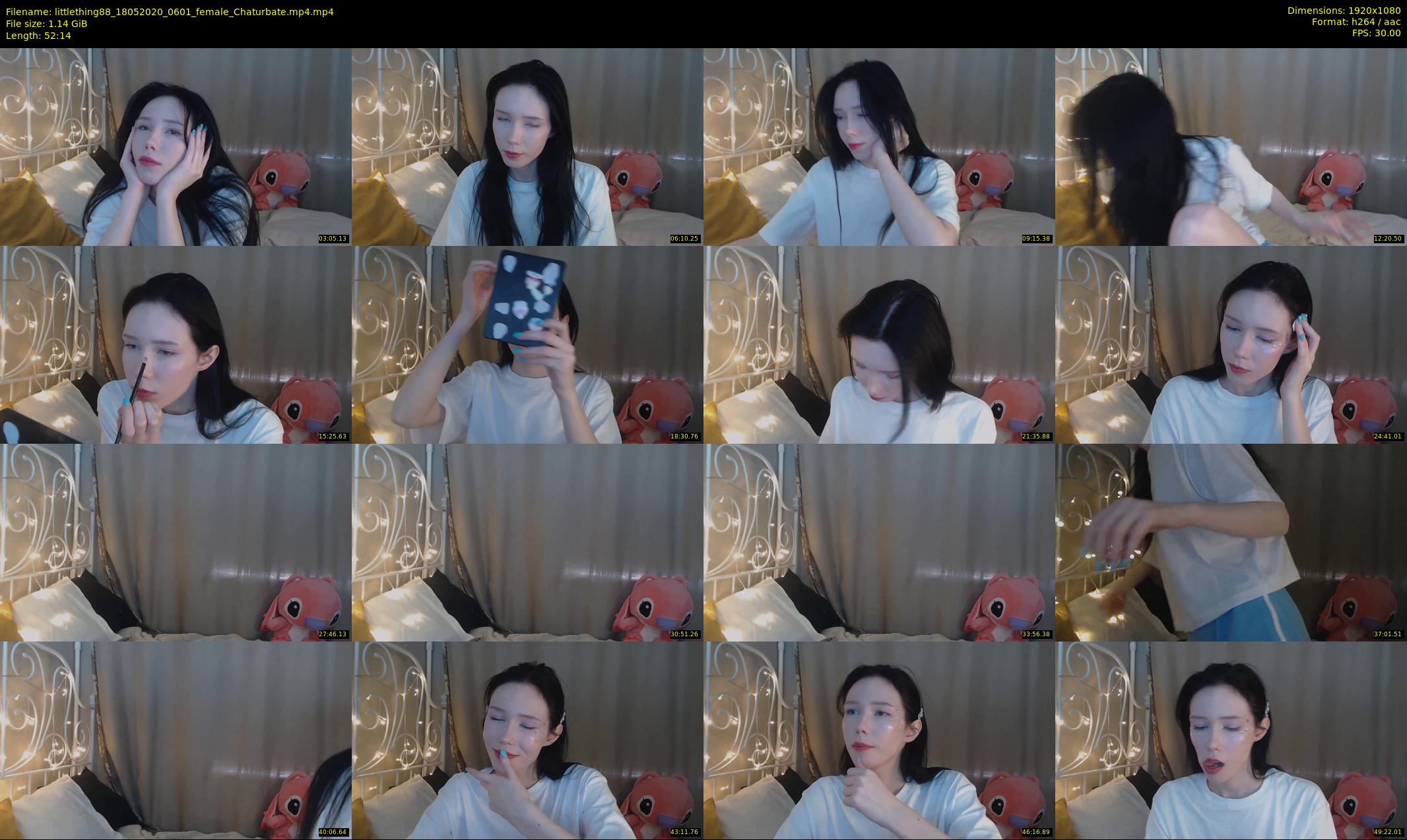 littlething88 — 53 minute Chaturbate female cam show recording, 1080p, May 18, 2020