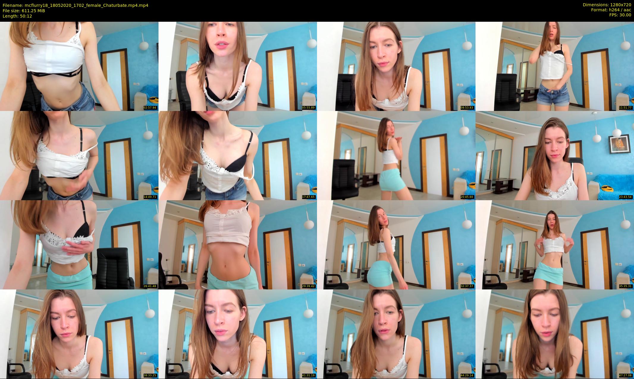 mcflurry18 — 51 minute Chaturbate female cam show recording, 720p, May 18, 2020