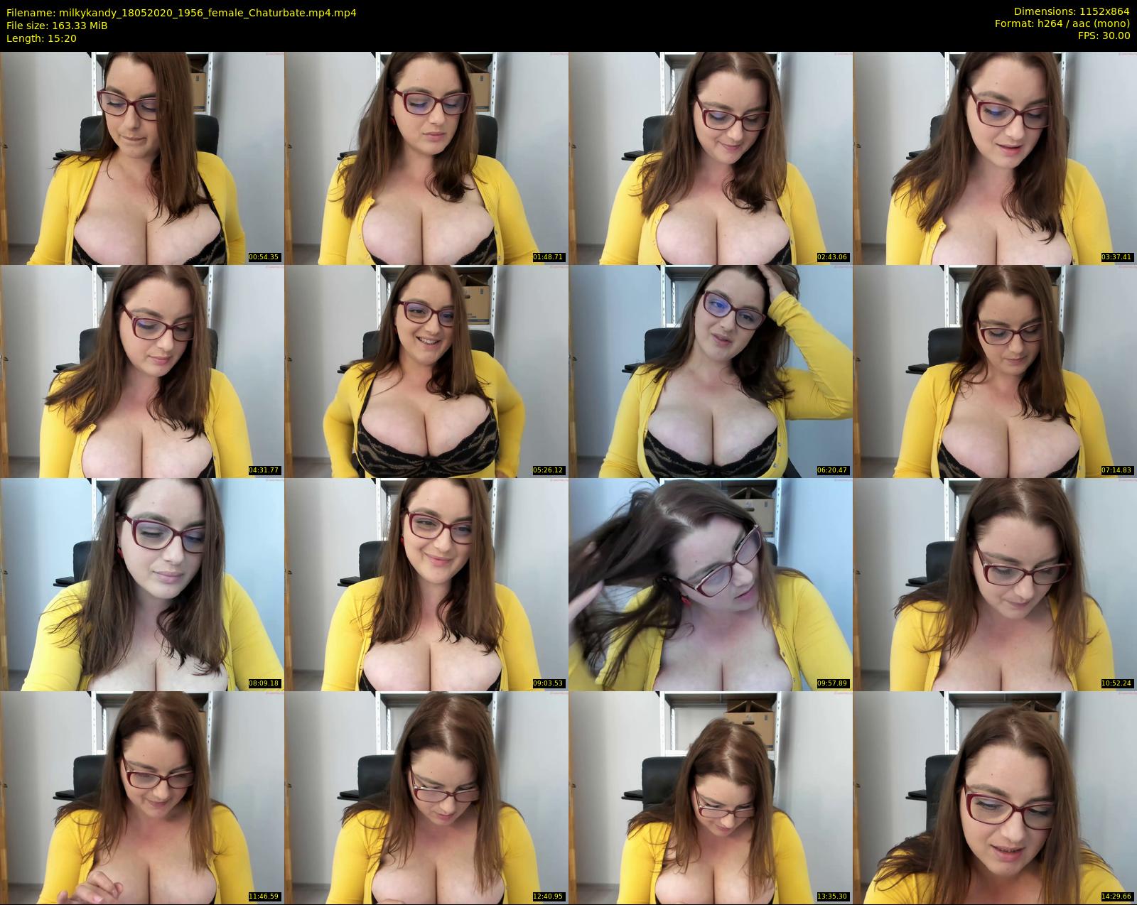 milkykandy — 16 minute Chaturbate female cam show recording, 720p, May 18, 2020