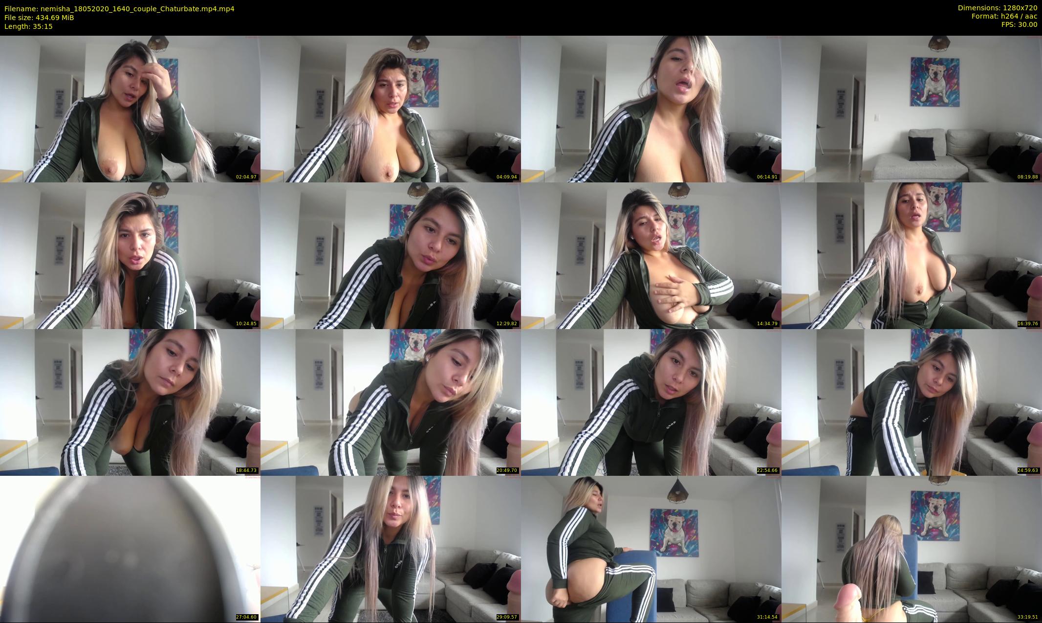 nemisha — 36 minute Chaturbate female cam show recording, 720p, May 18, 2020