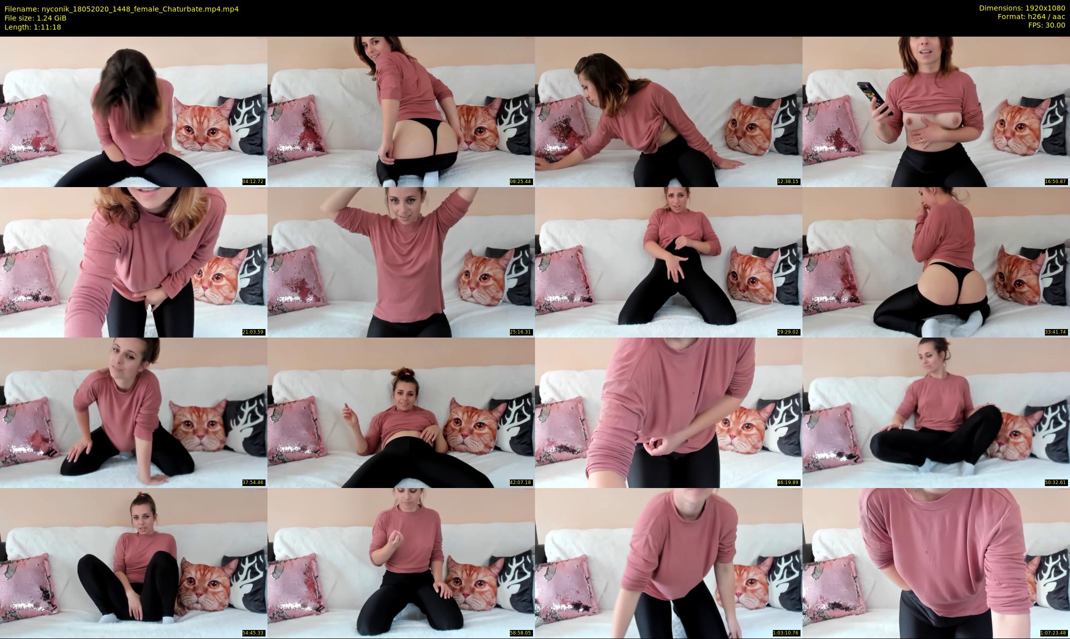 nyconik — 72 minute Chaturbate female cam show recording, 1080p, May 18, 2020