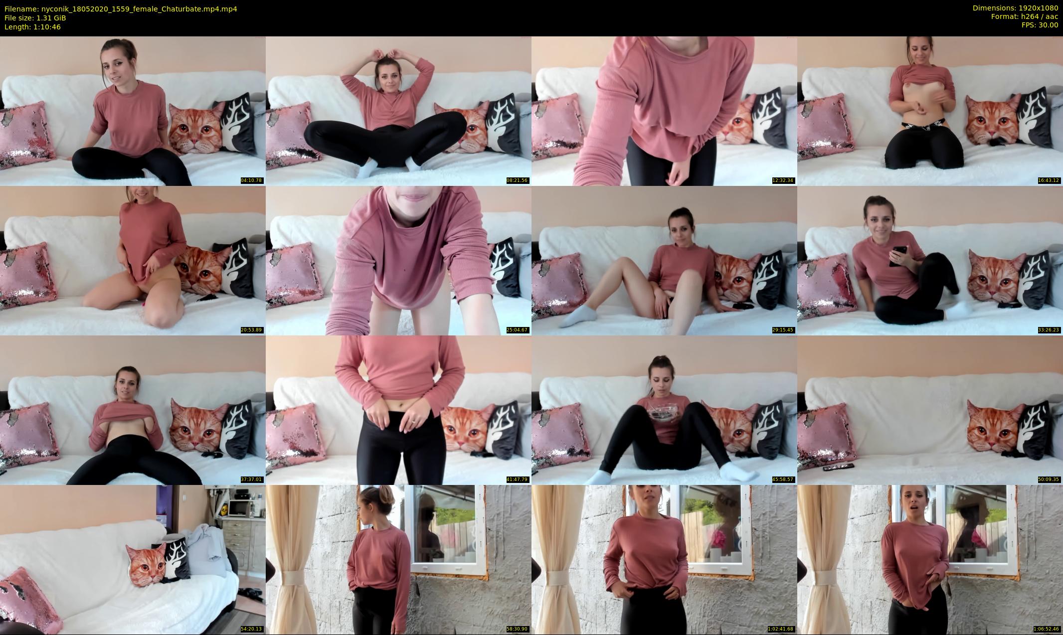 nyconik — 71 minute Chaturbate female cam show recording, 1080p, May 18, 2020