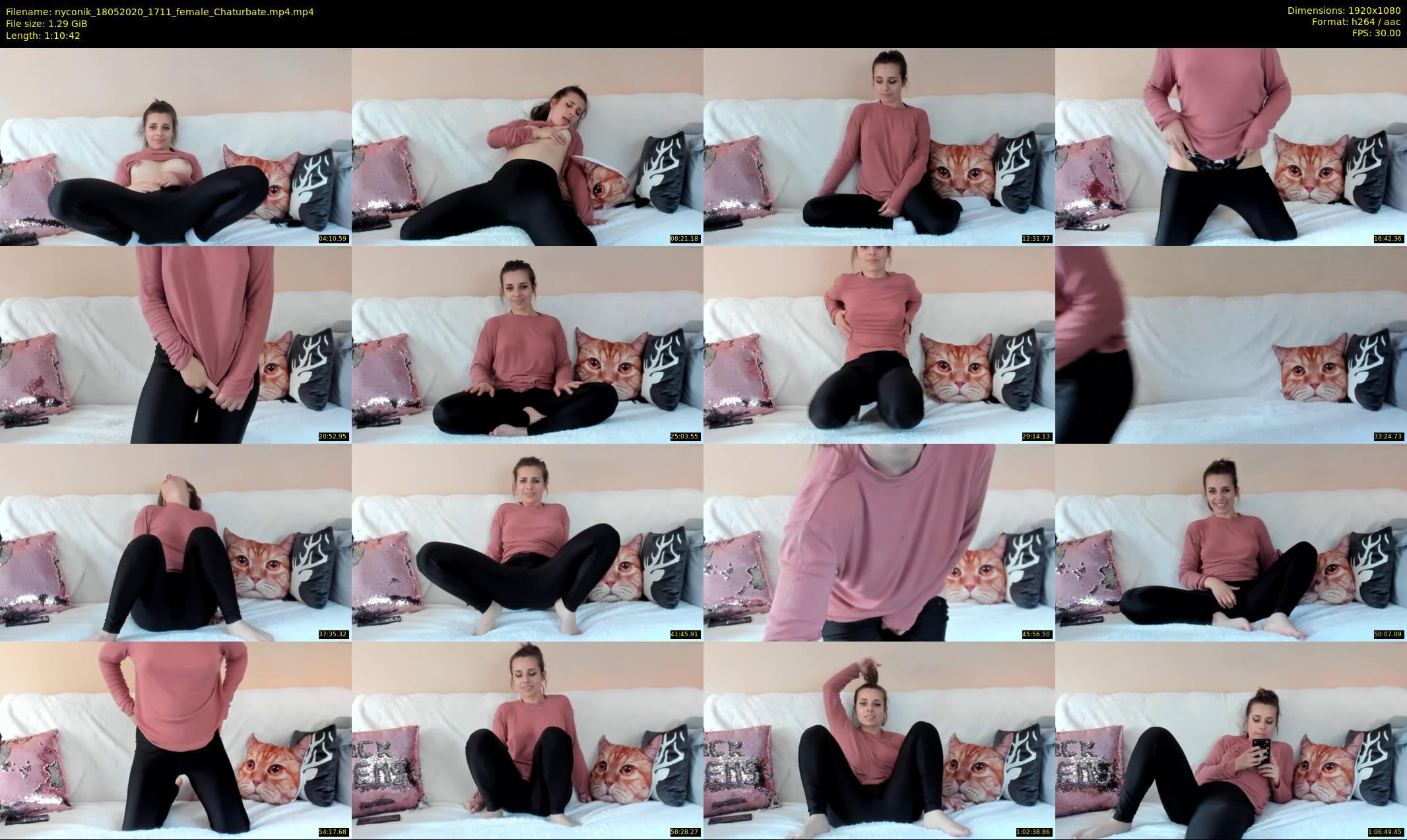 nyconik — 71 minute Chaturbate female cam show recording, 1080p, May 18, 2020