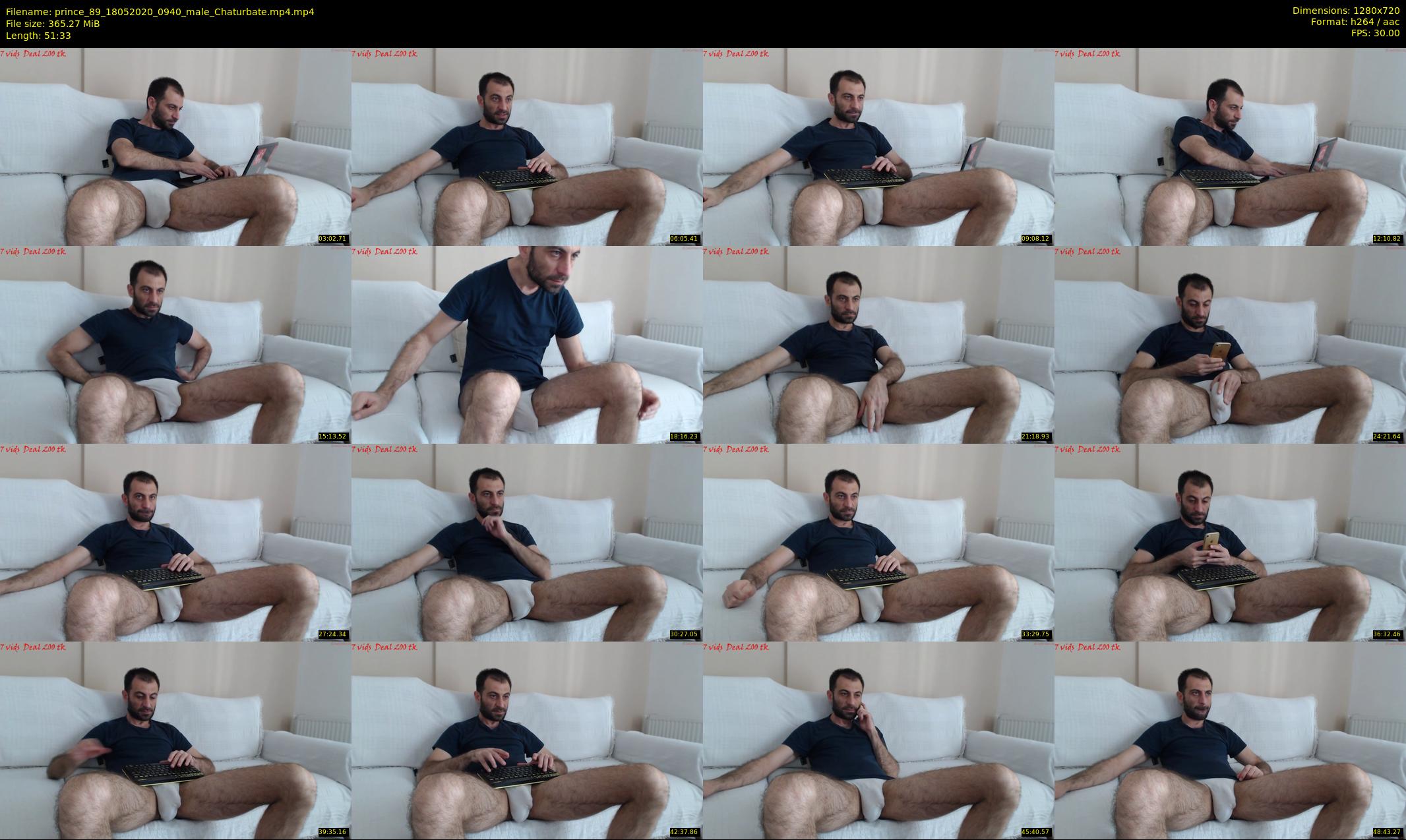 prince_89 — 52 minute Chaturbate male cam show recording, 720p, May 18, 2020