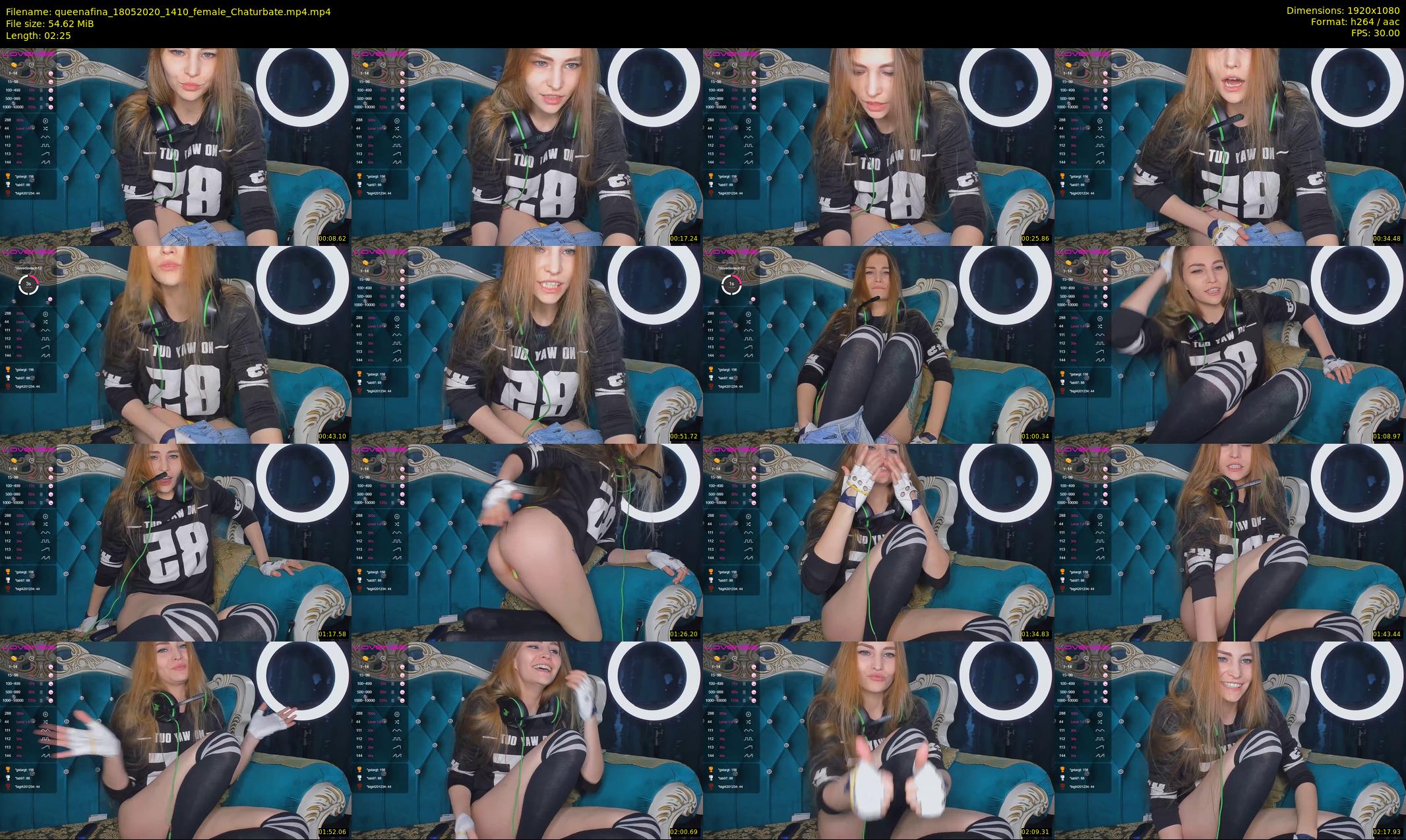 queenafina — 3 minute Chaturbate female cam show recording, 1080p, May 18, 2020