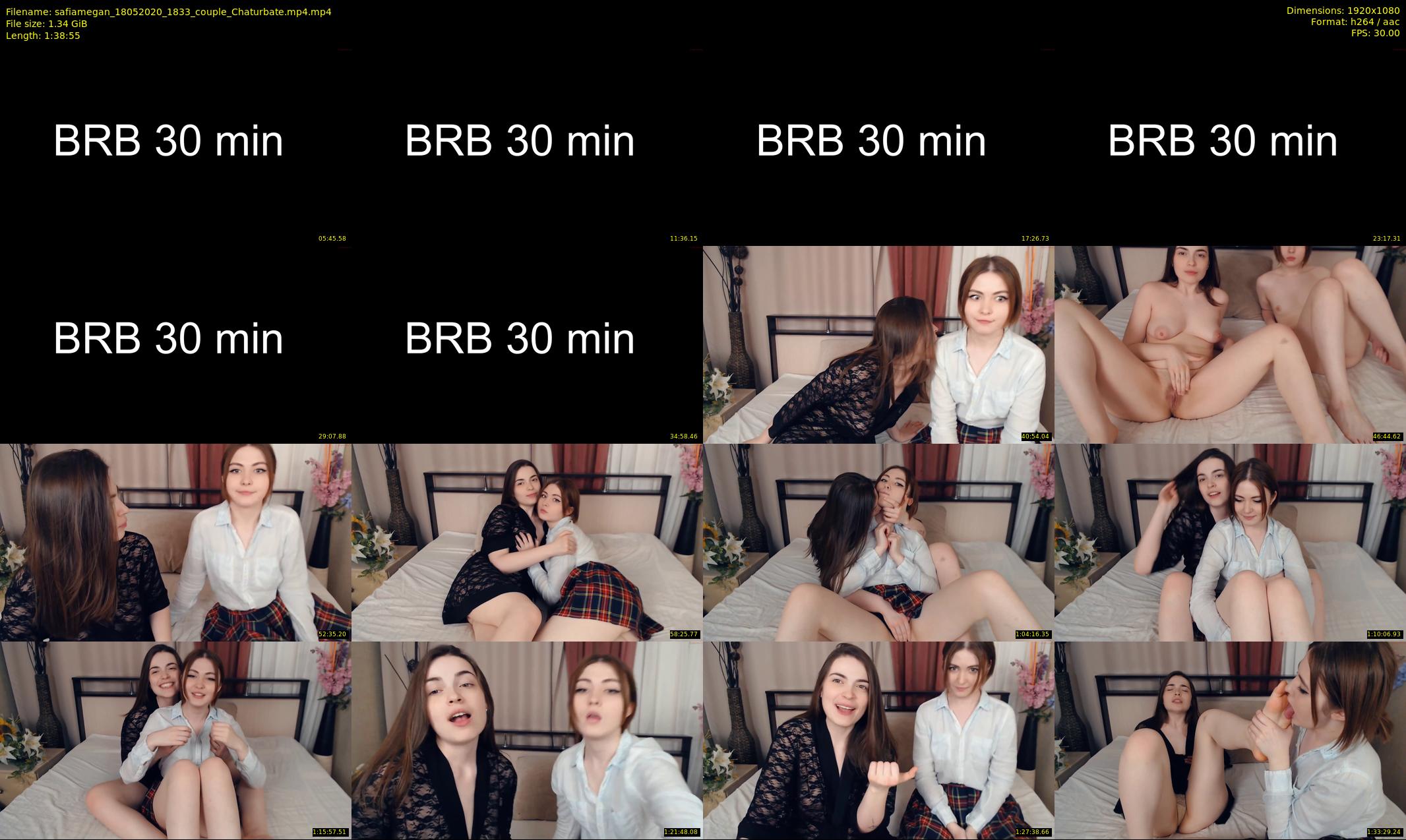 safiamegan — 99 minute Chaturbate couple cam show recording, 1080p, May 18, 2020