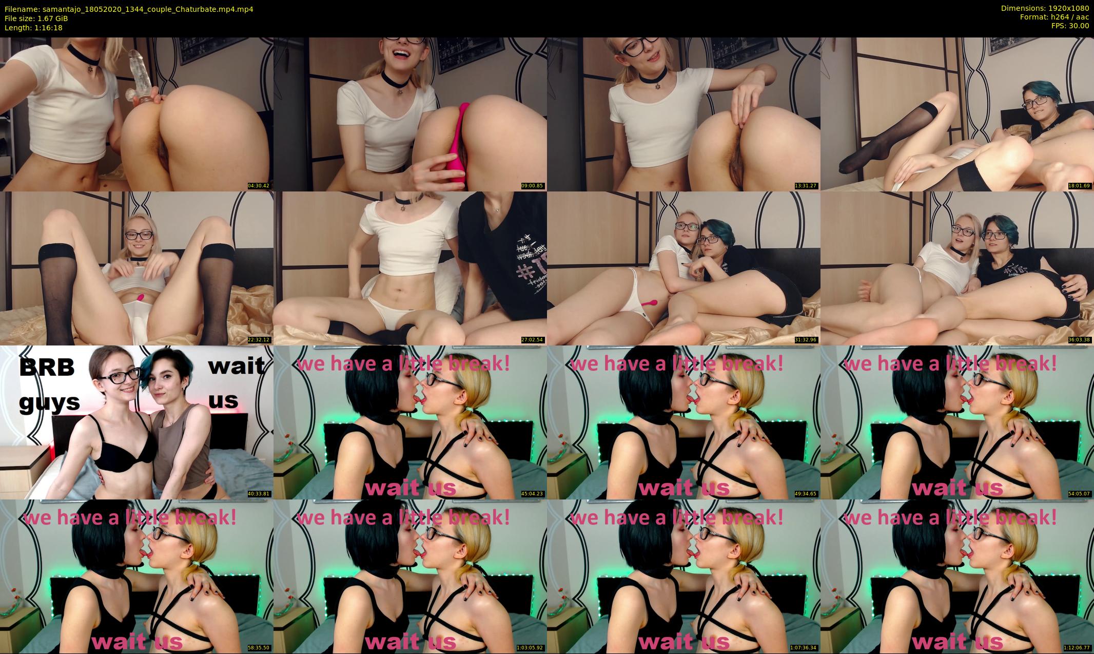 samantajo — 77 minute Chaturbate female cam show recording, 1080p, May 18, 2020