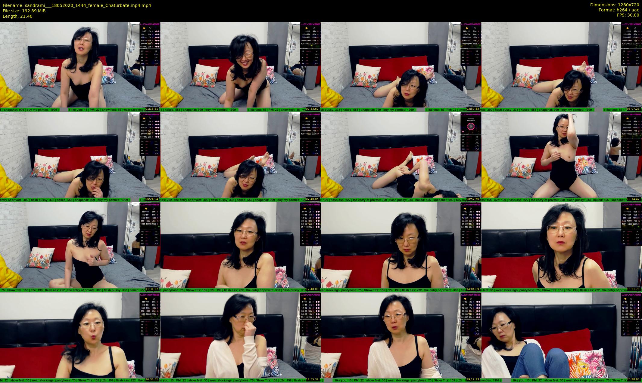 sandrami__ — 22 minute Chaturbate female cam show recording, 720p, May 18, 2020