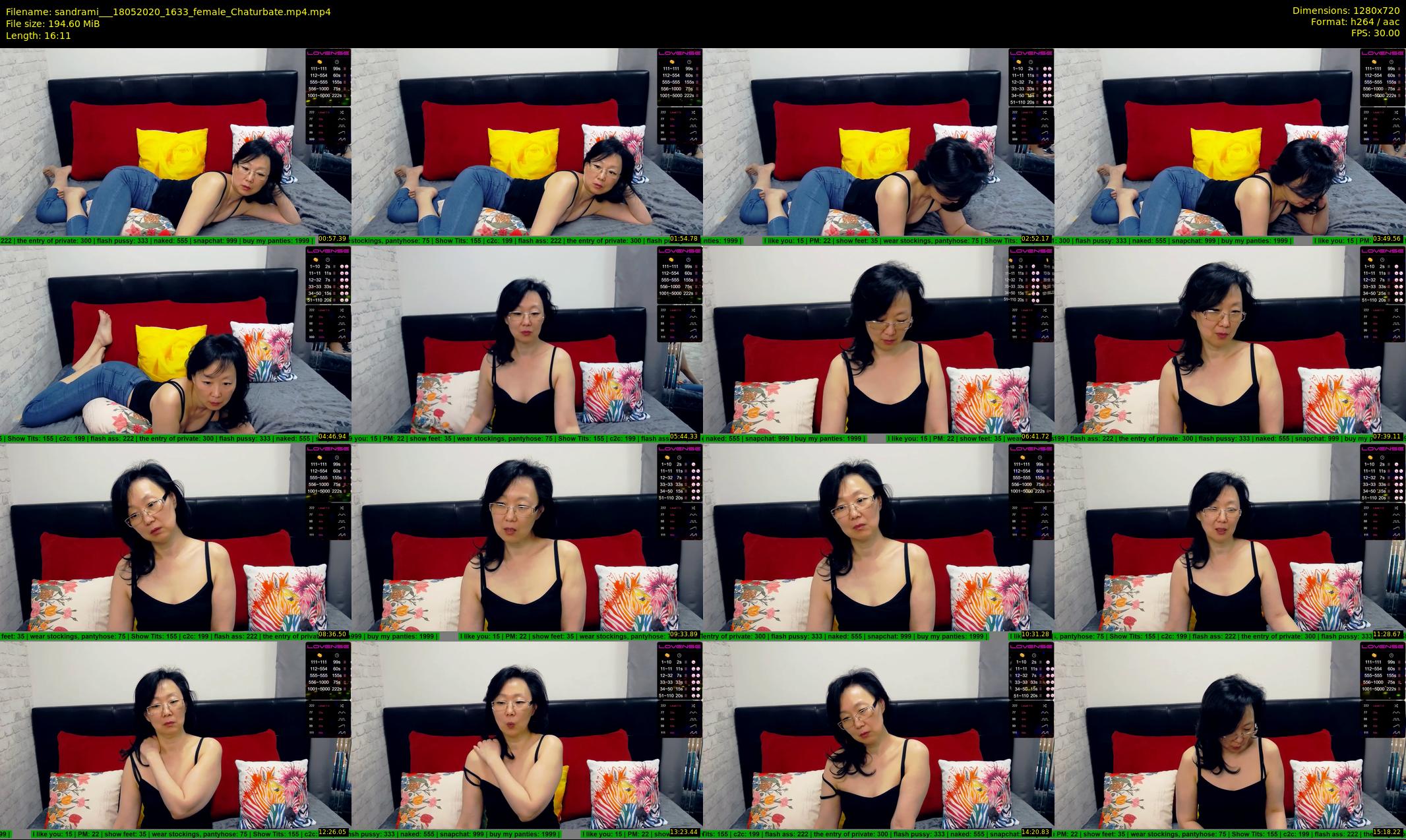 sandrami__ — 17 minute Chaturbate female cam show recording, 720p, May 18, 2020