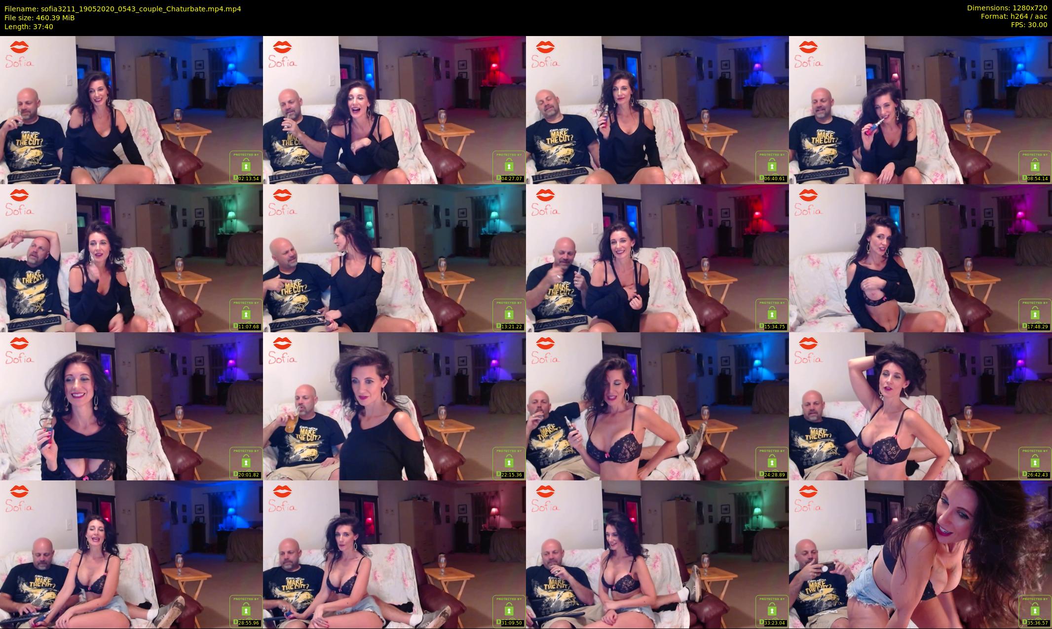 sofia3211 — 38 minute Chaturbate couple cam show recording, 720p, May 19, 2020