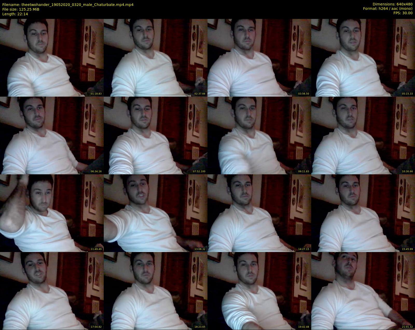 theetwohander — 23 minute Chaturbate male cam show recording, 480p, May 19, 2020