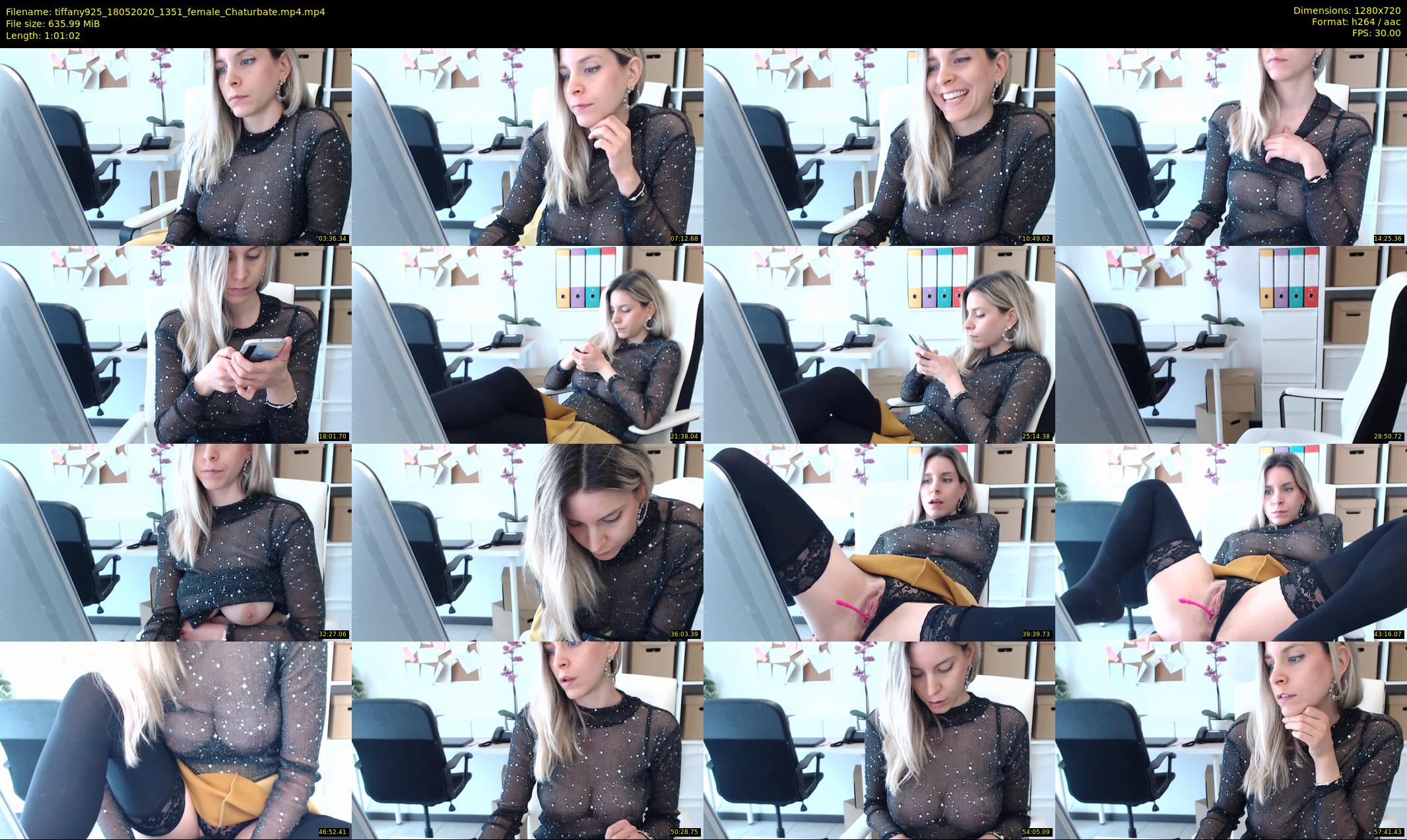 tiffany925 — 62 minute Chaturbate female cam show recording, 720p, May 18, 2020