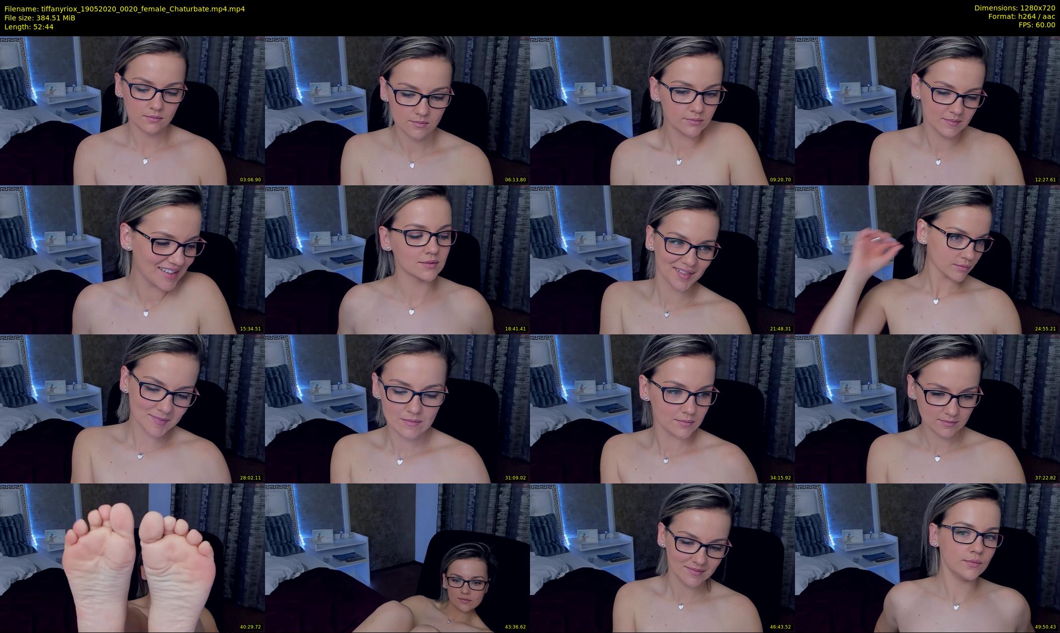 tiffanyriox — 53 minute Chaturbate female cam show recording, 720p, May 19, 2020