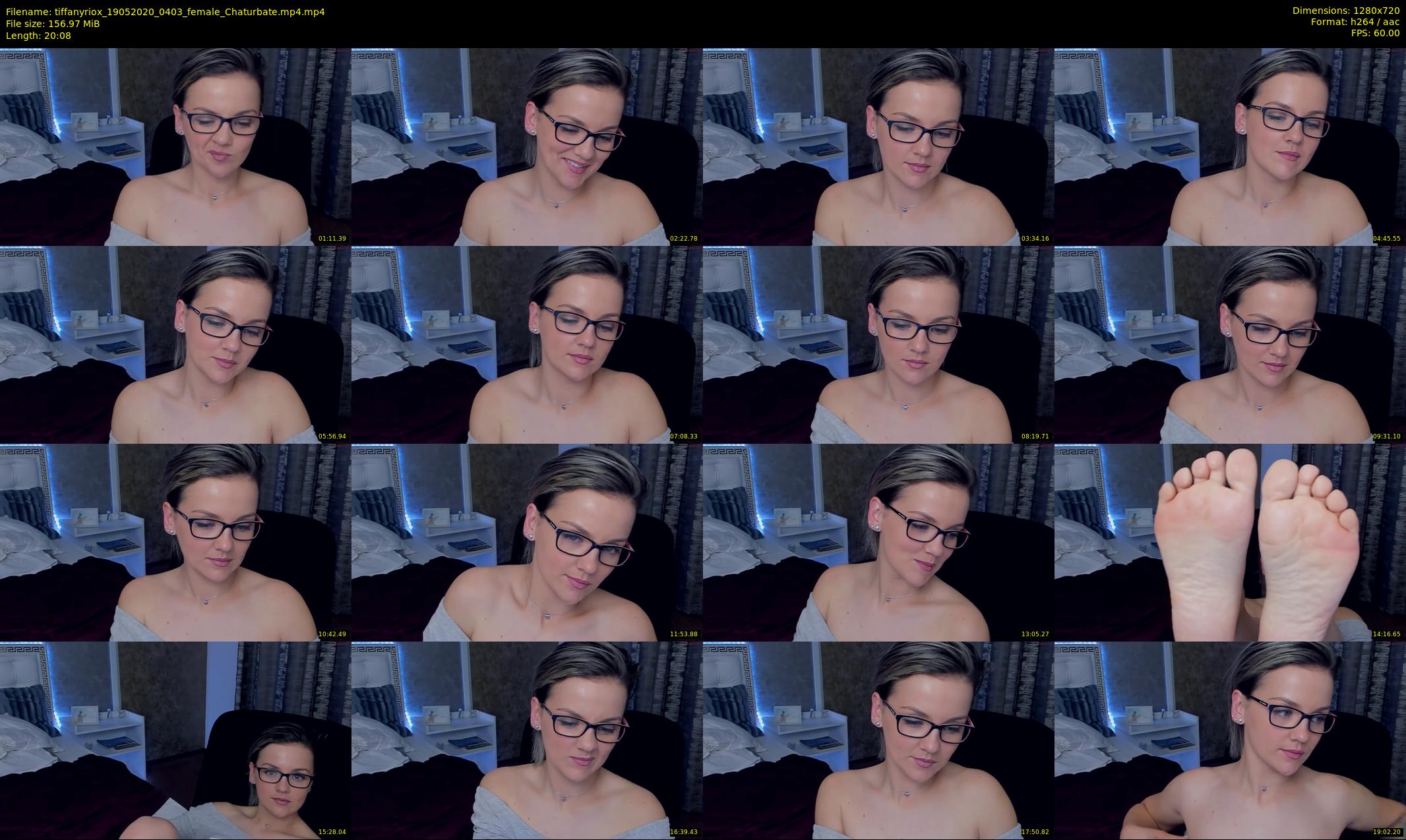 tiffanyriox — 21 minute Chaturbate female cam show recording, 720p, May 19, 2020
