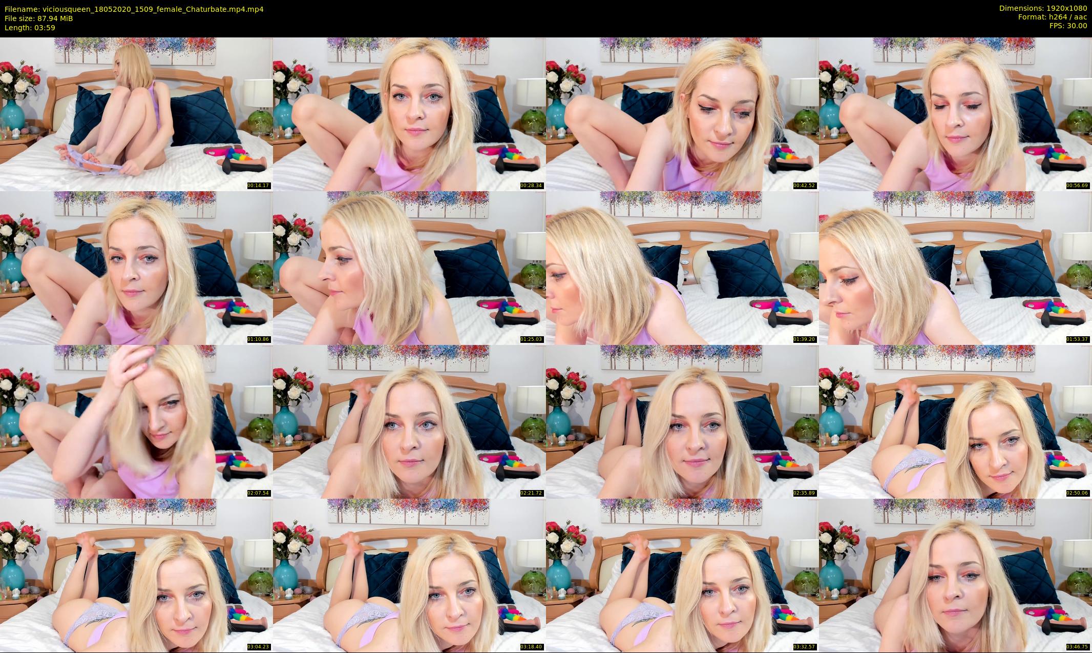 viciousqueen — 4 minute Chaturbate female cam show recording, 1080p, May 18, 2020
