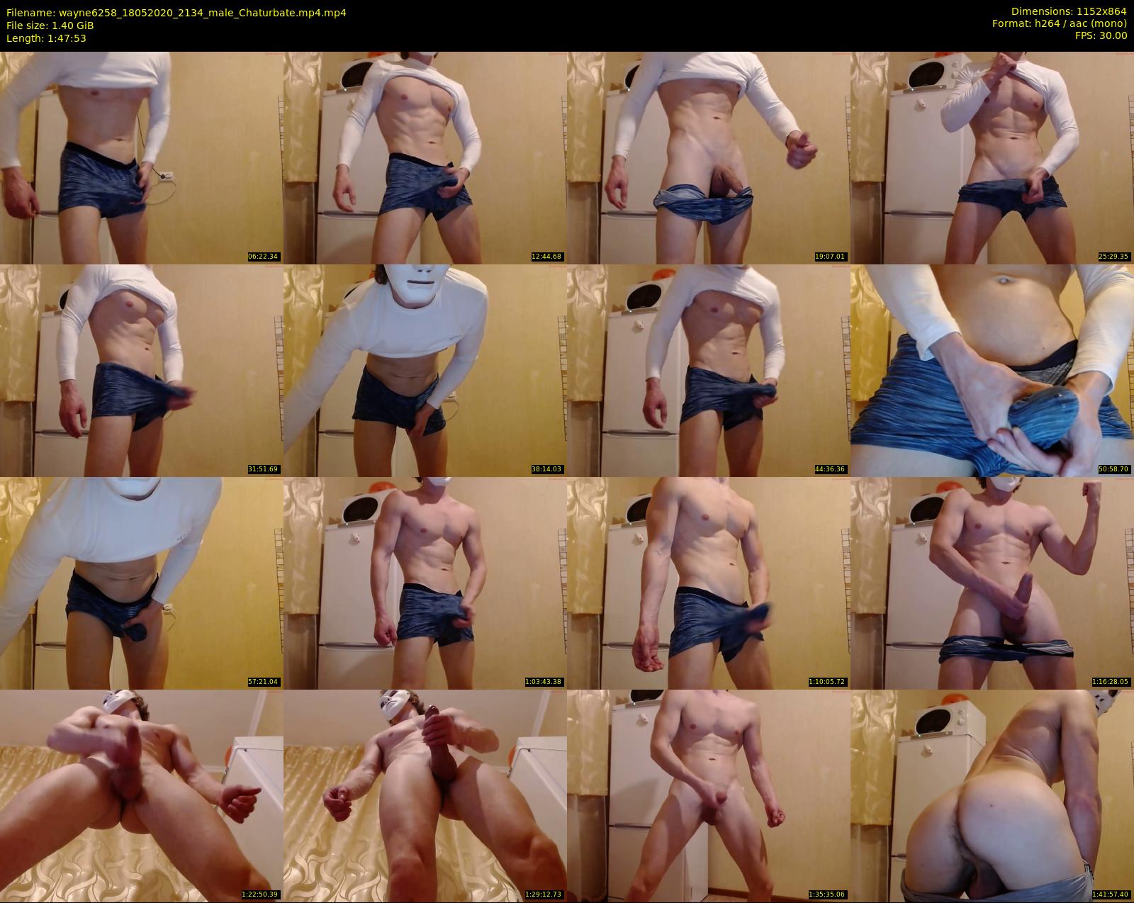 wayne6258 — 108 minute Chaturbate male cam show recording, 720p, May 18, 2020