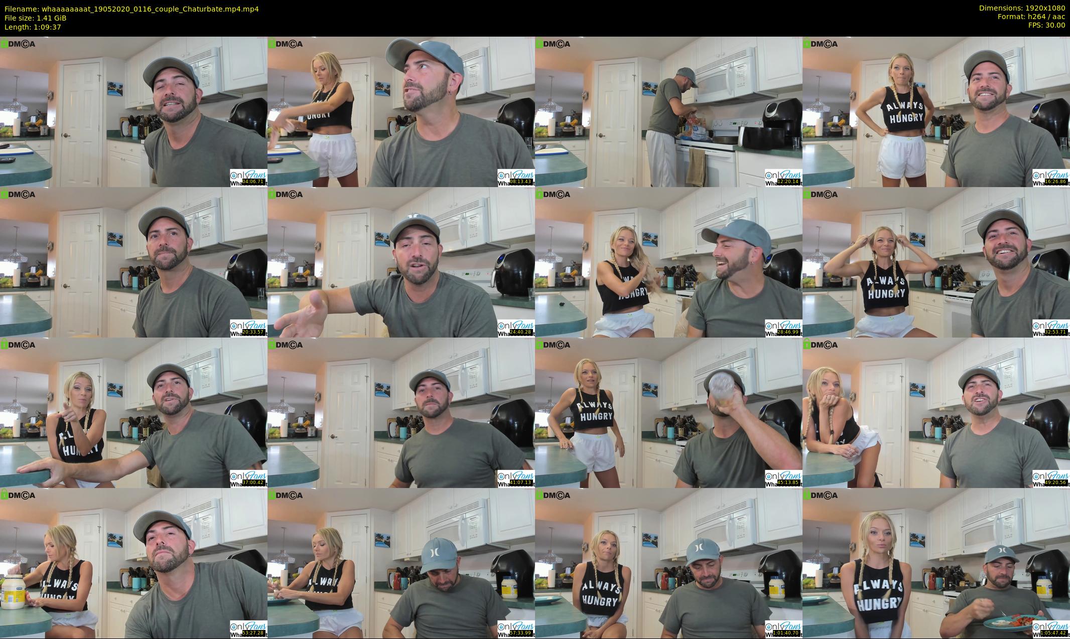 whaaaaaaaat — 70 minute Chaturbate couple cam show recording, 1080p, May 19, 2020