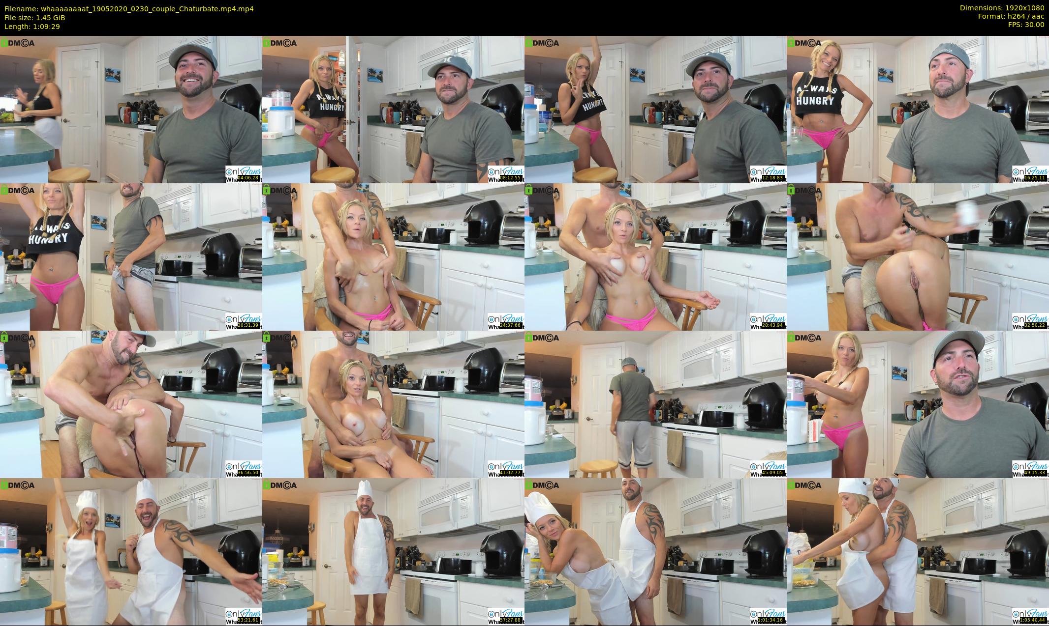 whaaaaaaaat — 70 minute Chaturbate couple cam show recording, 1080p, May 19, 2020