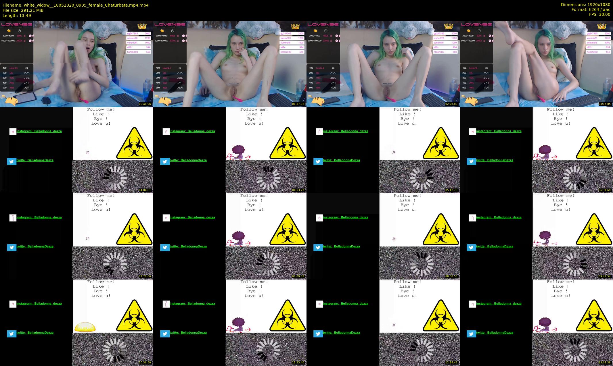 white_widow_ — 14 minute Chaturbate female cam show recording, 1080p, May 18, 2020