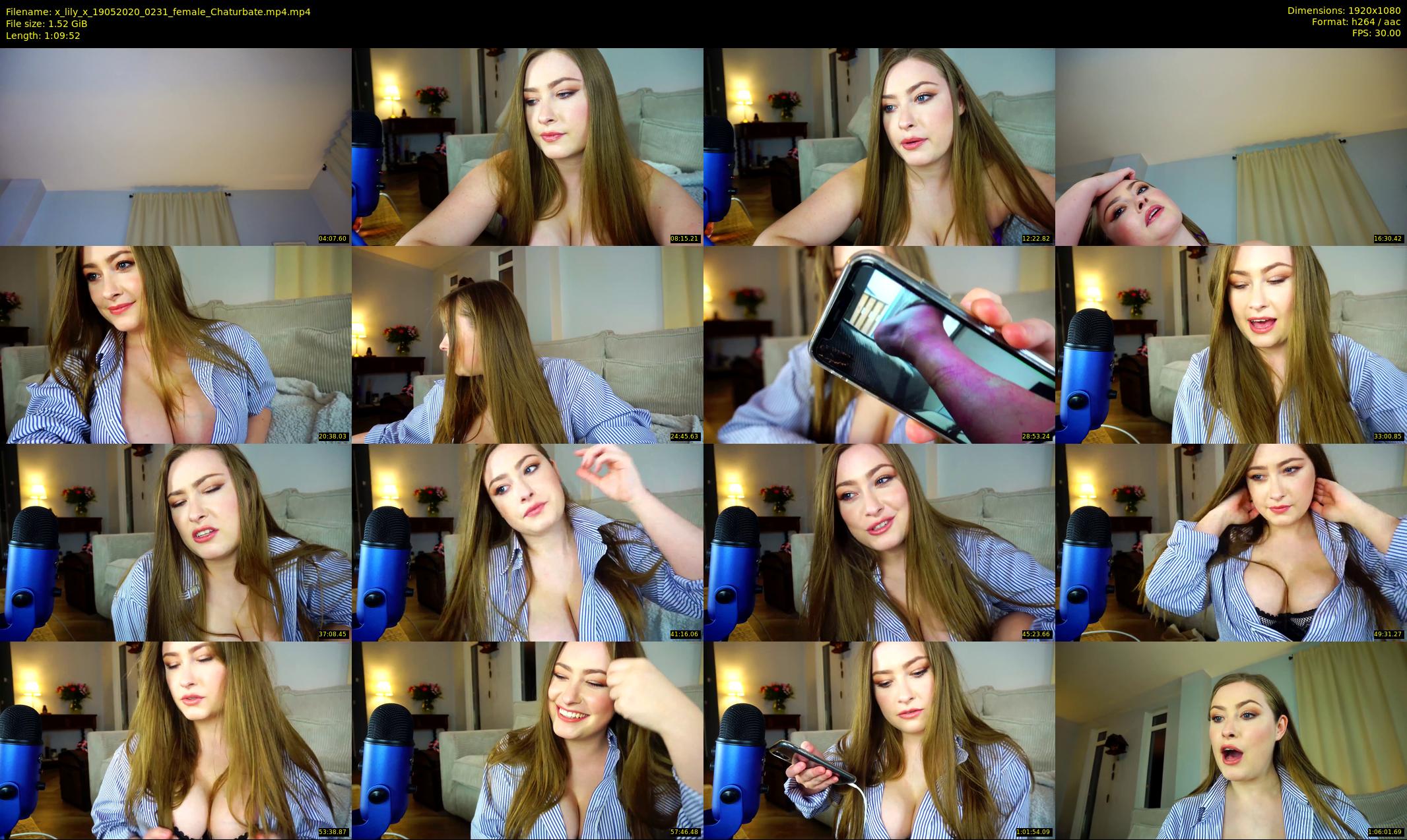 x_lily_x — 70 minute Chaturbate female cam show recording, 1080p, May 19, 2020